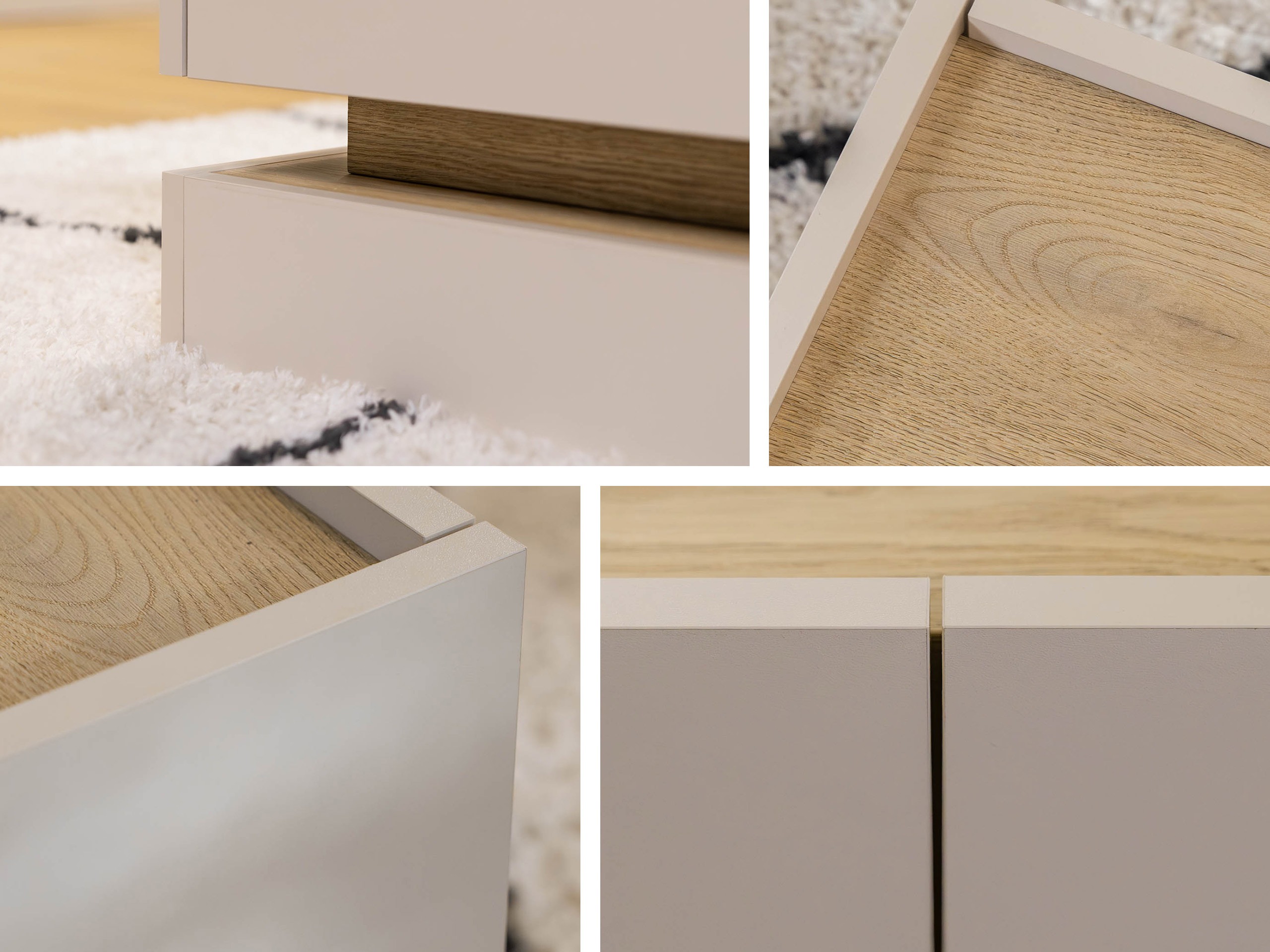 TV-meubel Comfivo Tilia I (Kasjmier + Eiken)