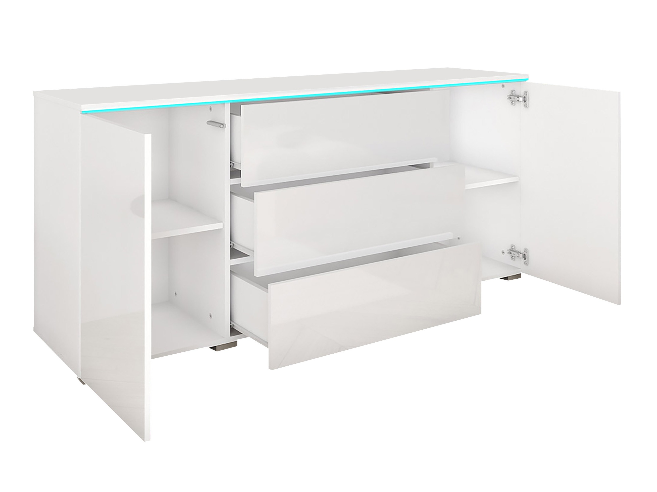 Ladekast Sarasota 142 (Matera grijs + Kastanje)