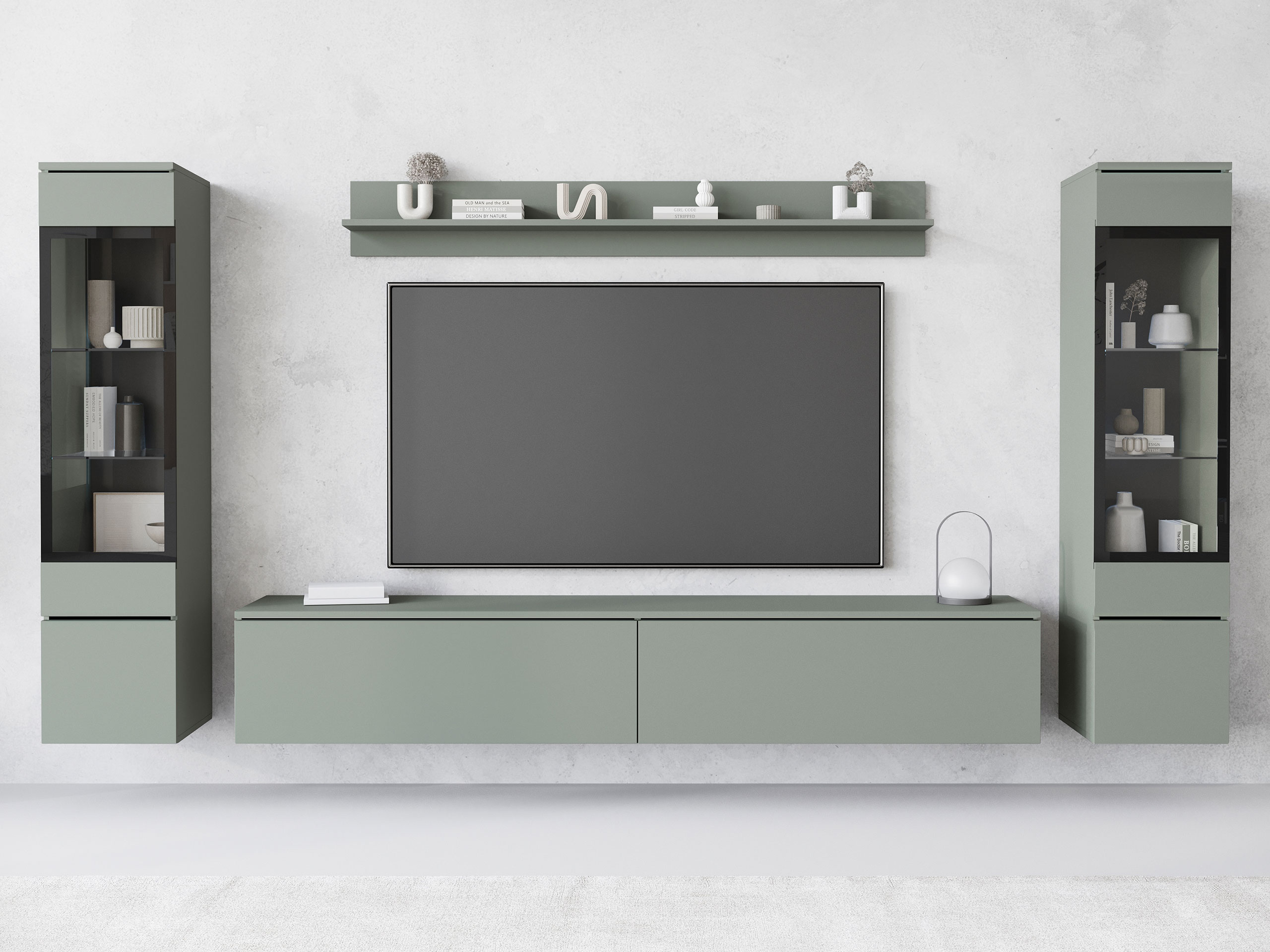 Woonkamerset Sarasota 126 (Stoffig groen)