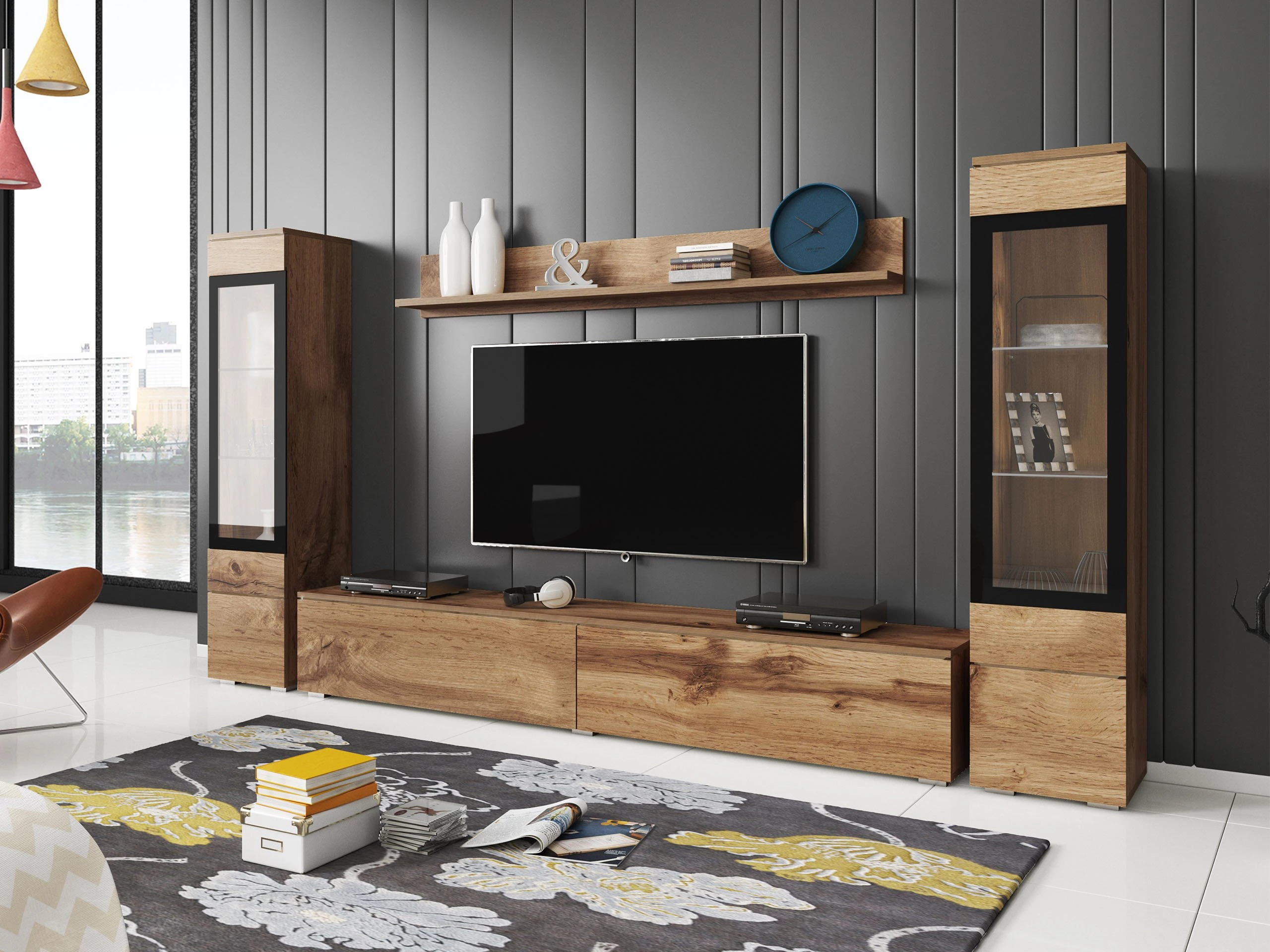 Woonkamerset Sarasota 126 (Wotan eik)