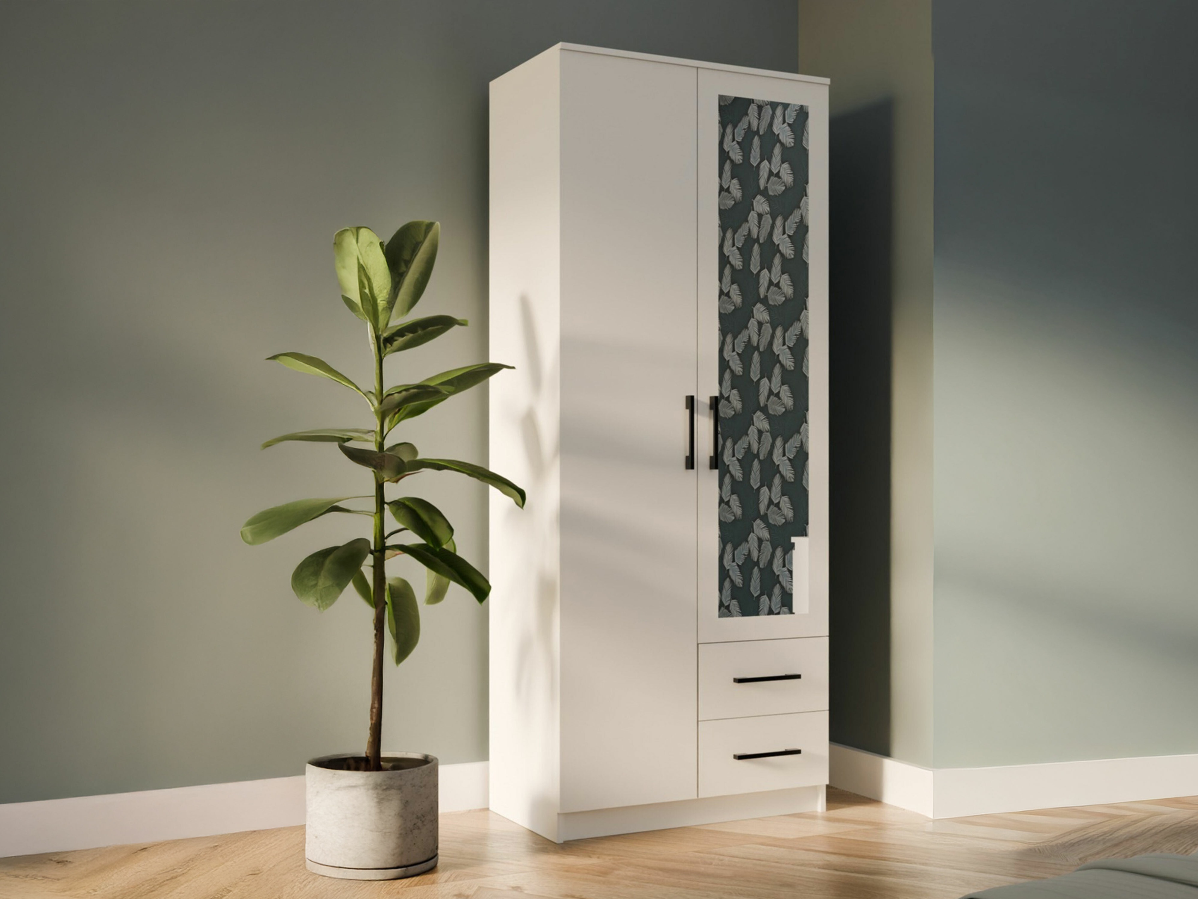 Kledingkast Mandeville 247 (Wit)
