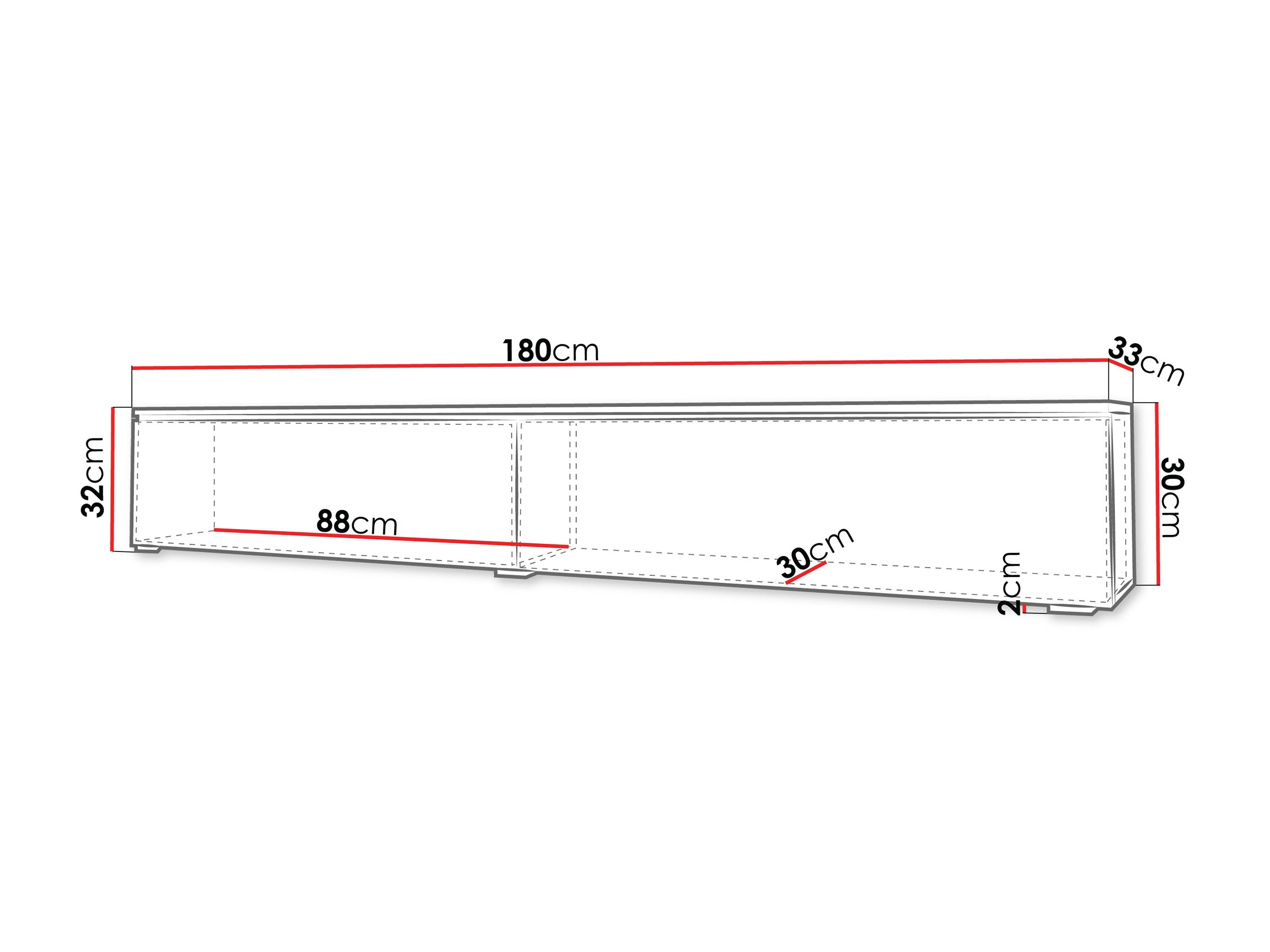 TV-meubel Sarasota 121 (Kasjmier)