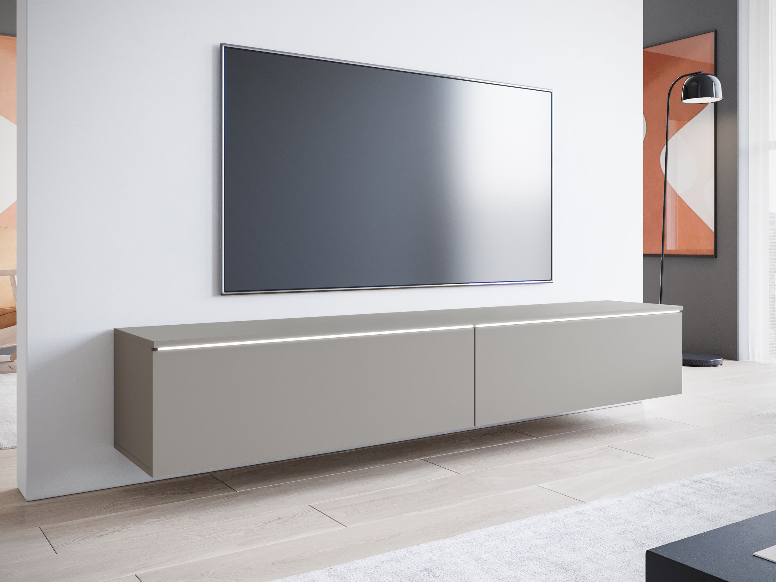 TV-meubel Scientia I (Grijs)