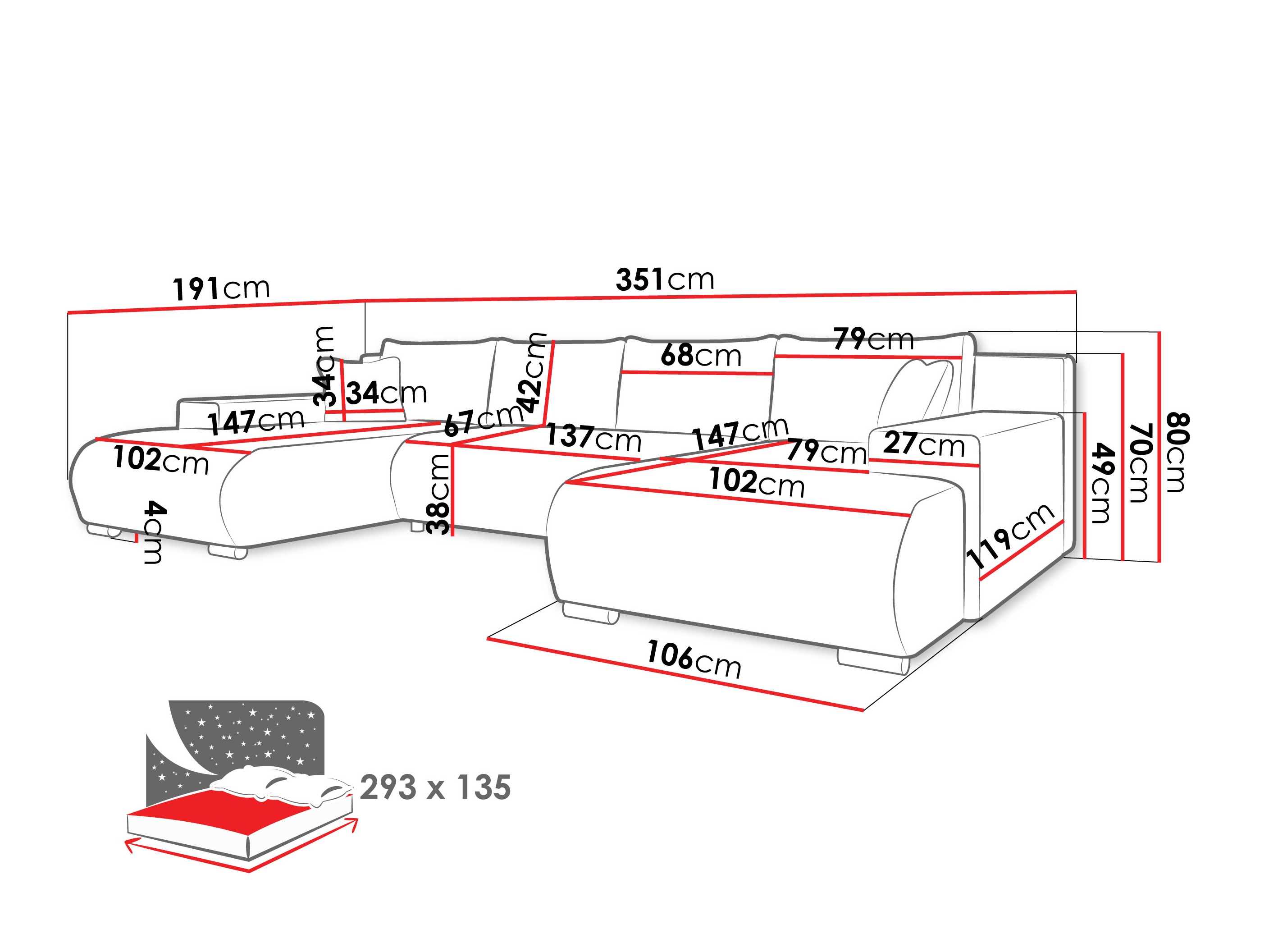Hoekbank Comfivo Equus (Poso 100)
