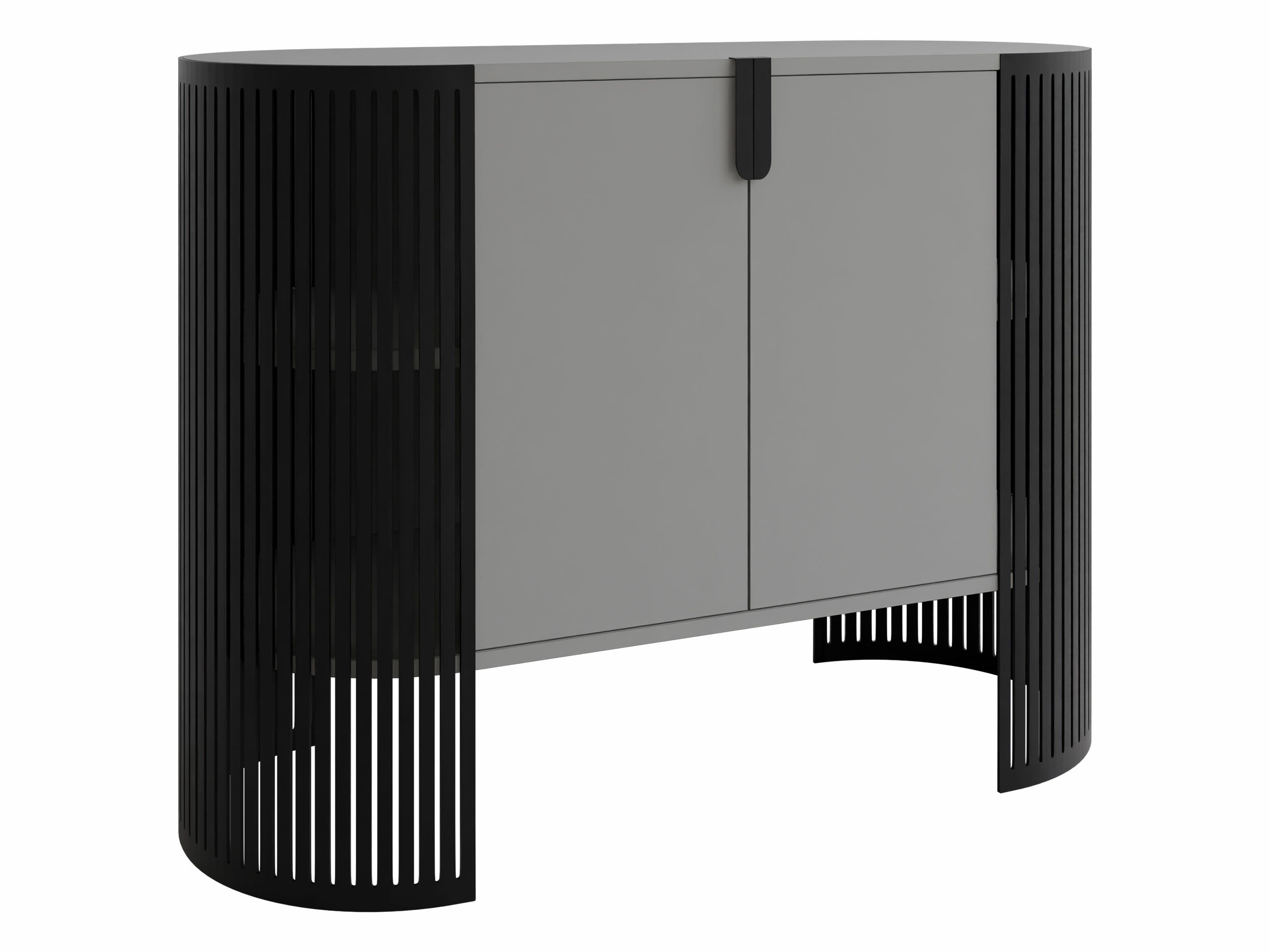 Dressoir Civer (Zwart + Grafiet)