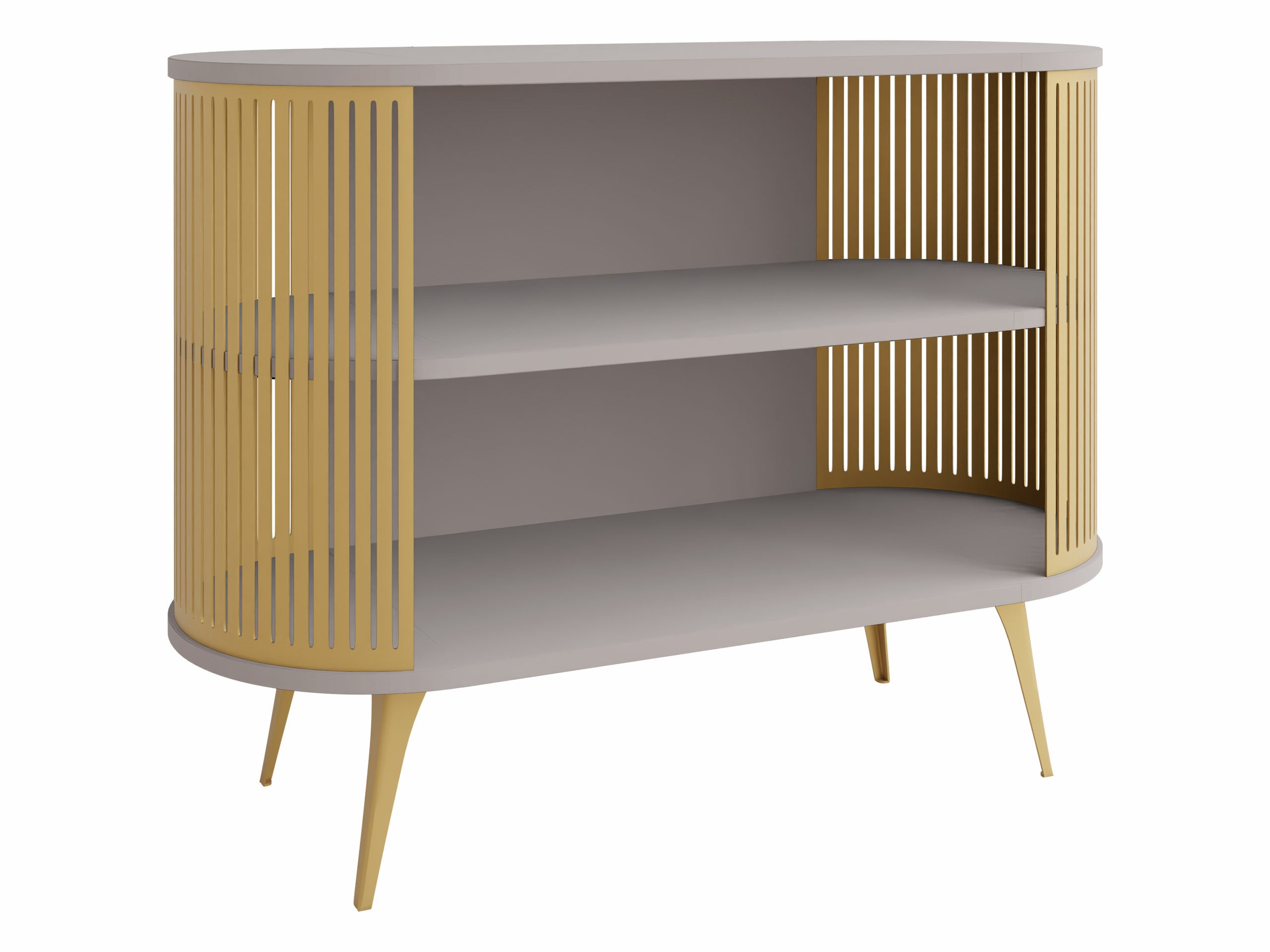 Boekenkast Vitum II (Gouden + Kasjmier)