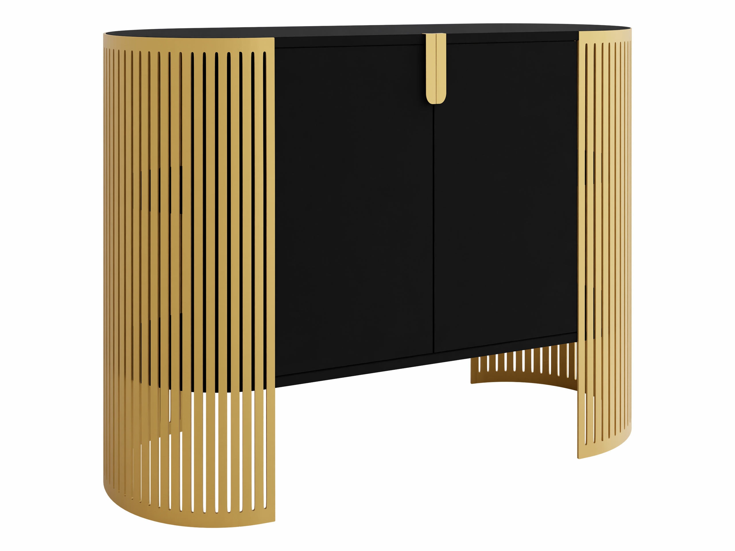 Dressoir Civer II (Gouden + Zwart)