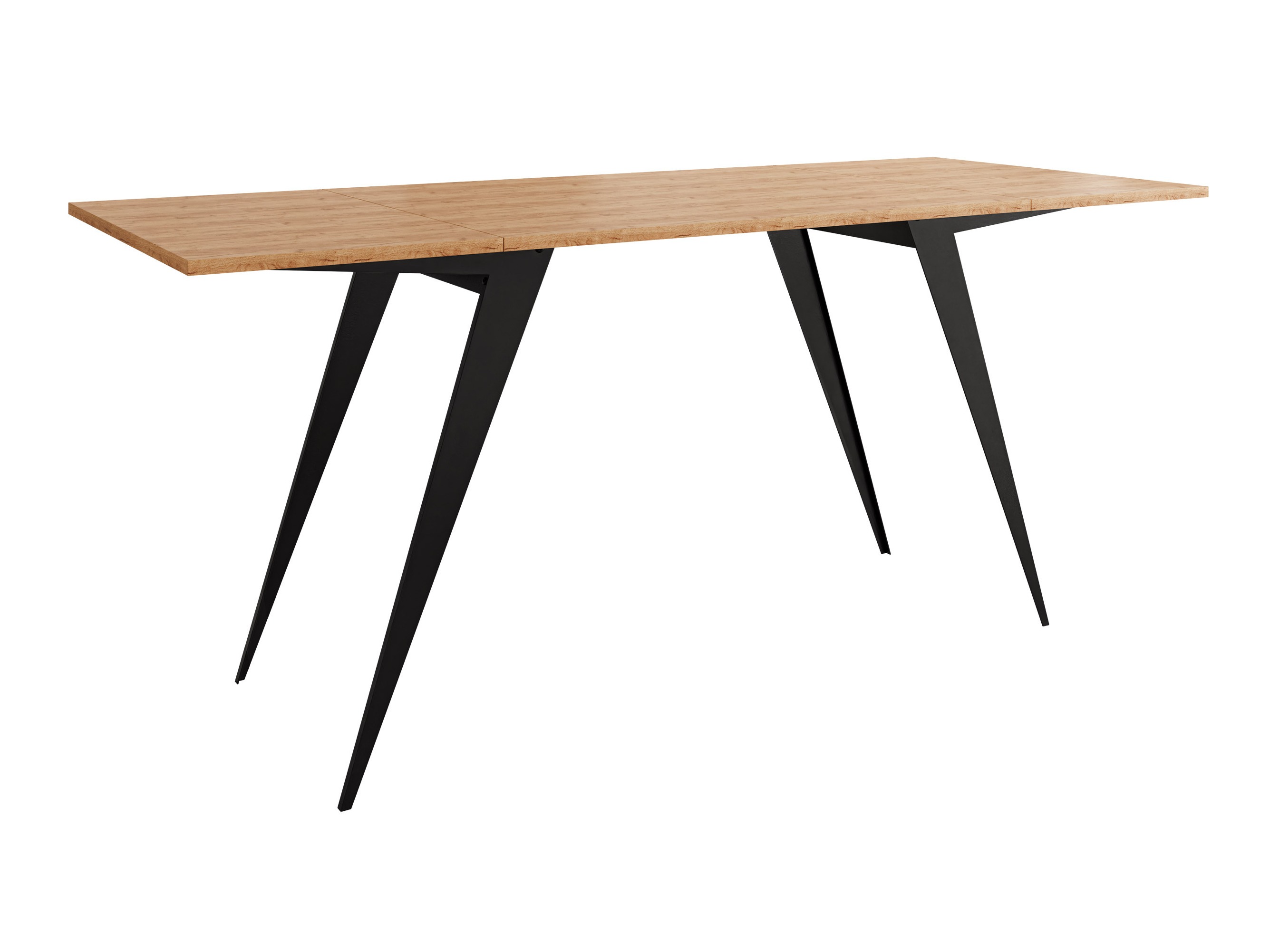 Transformeerbare salontafel Oswego 150 (Ambachtelijke gouden eik + Zwart)