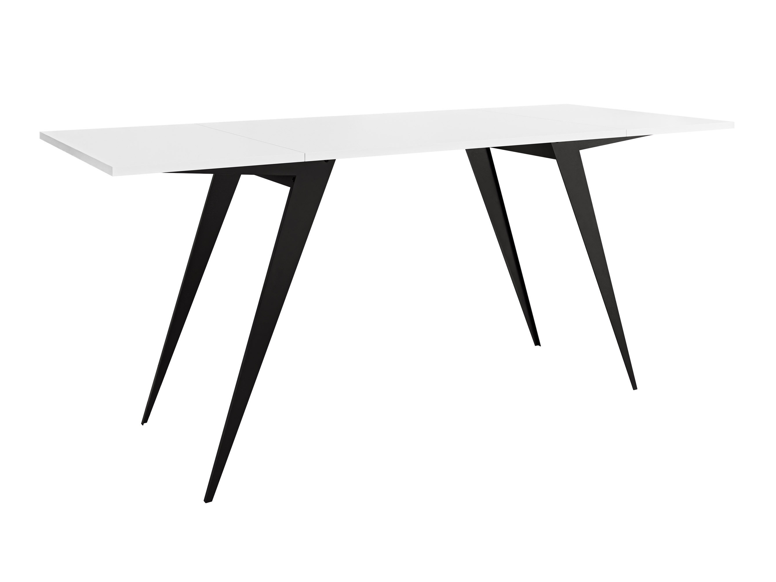 Transformeerbare salontafel Oswego 150 (Wit + Zwart)