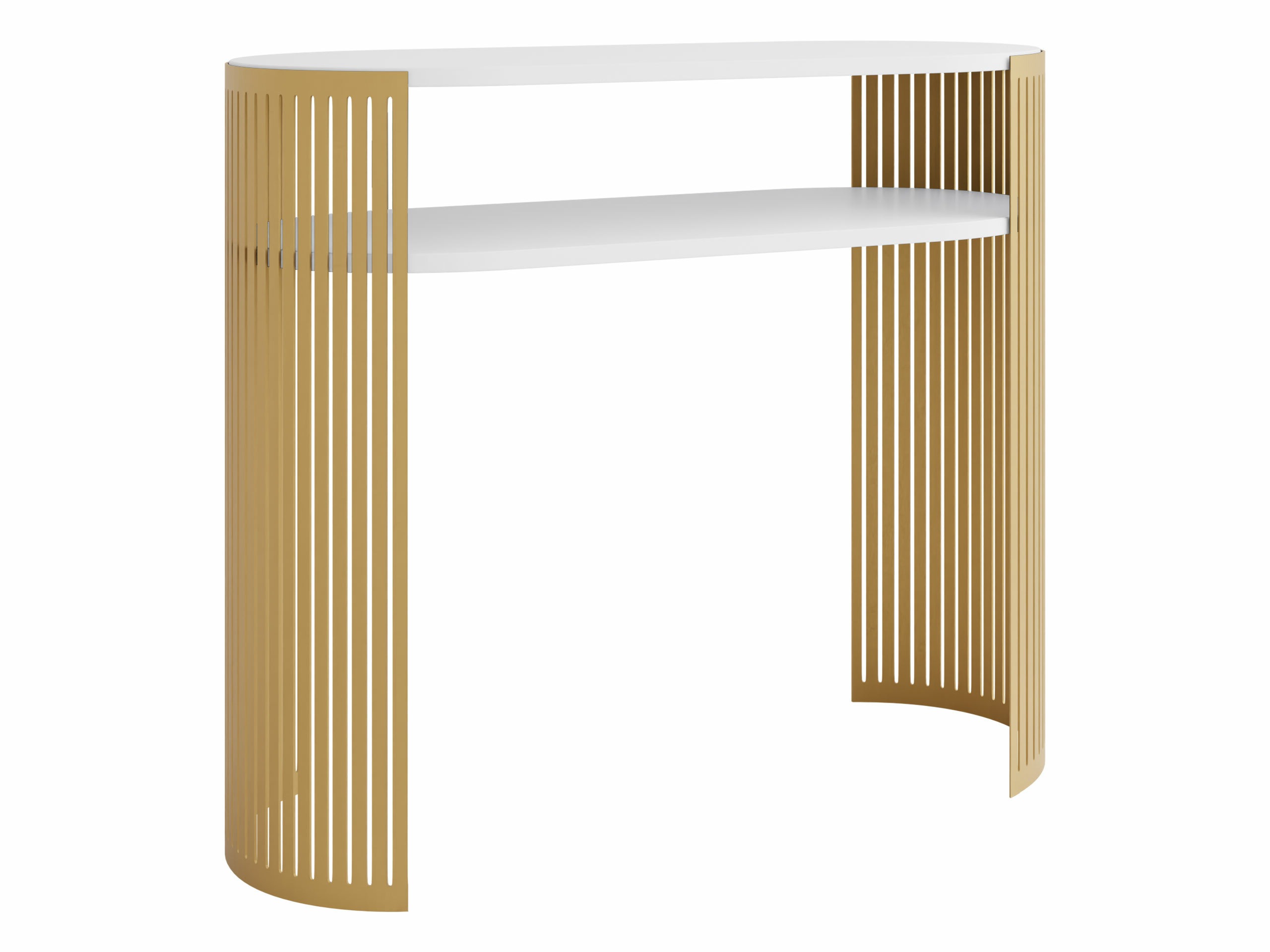 Wandtafel Civer II (Gouden + Wit)