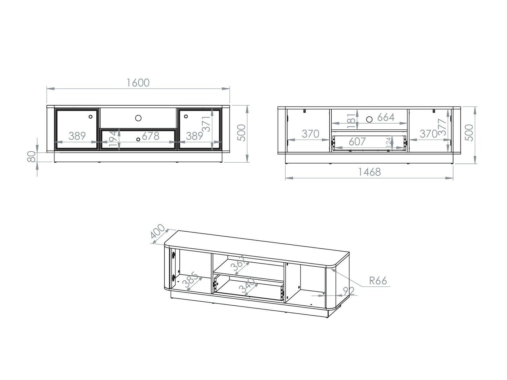 TV-meubel Cavrome 103