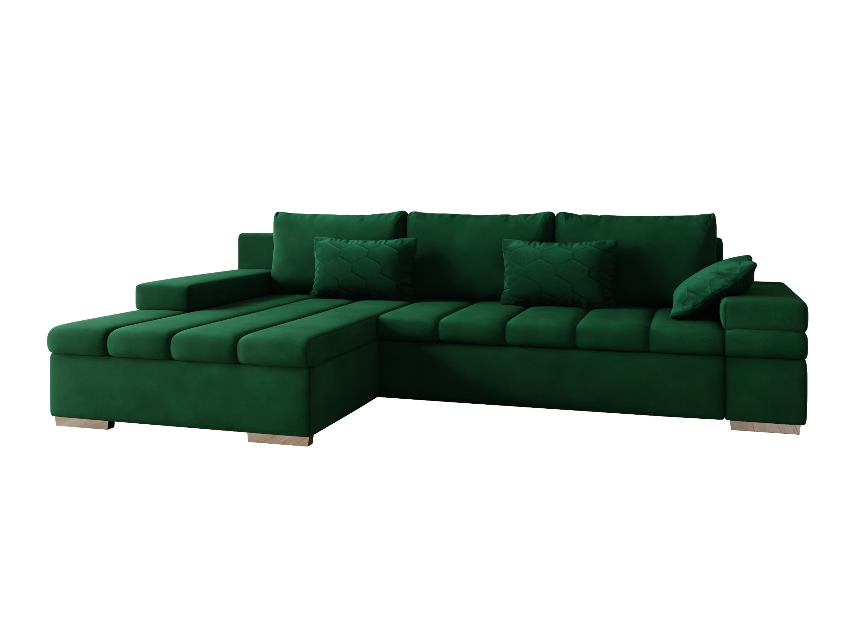 Hoekbank Comfivo Olivetum II (Uttario Velvet 2951 + Magic Velvet Pik 2225)