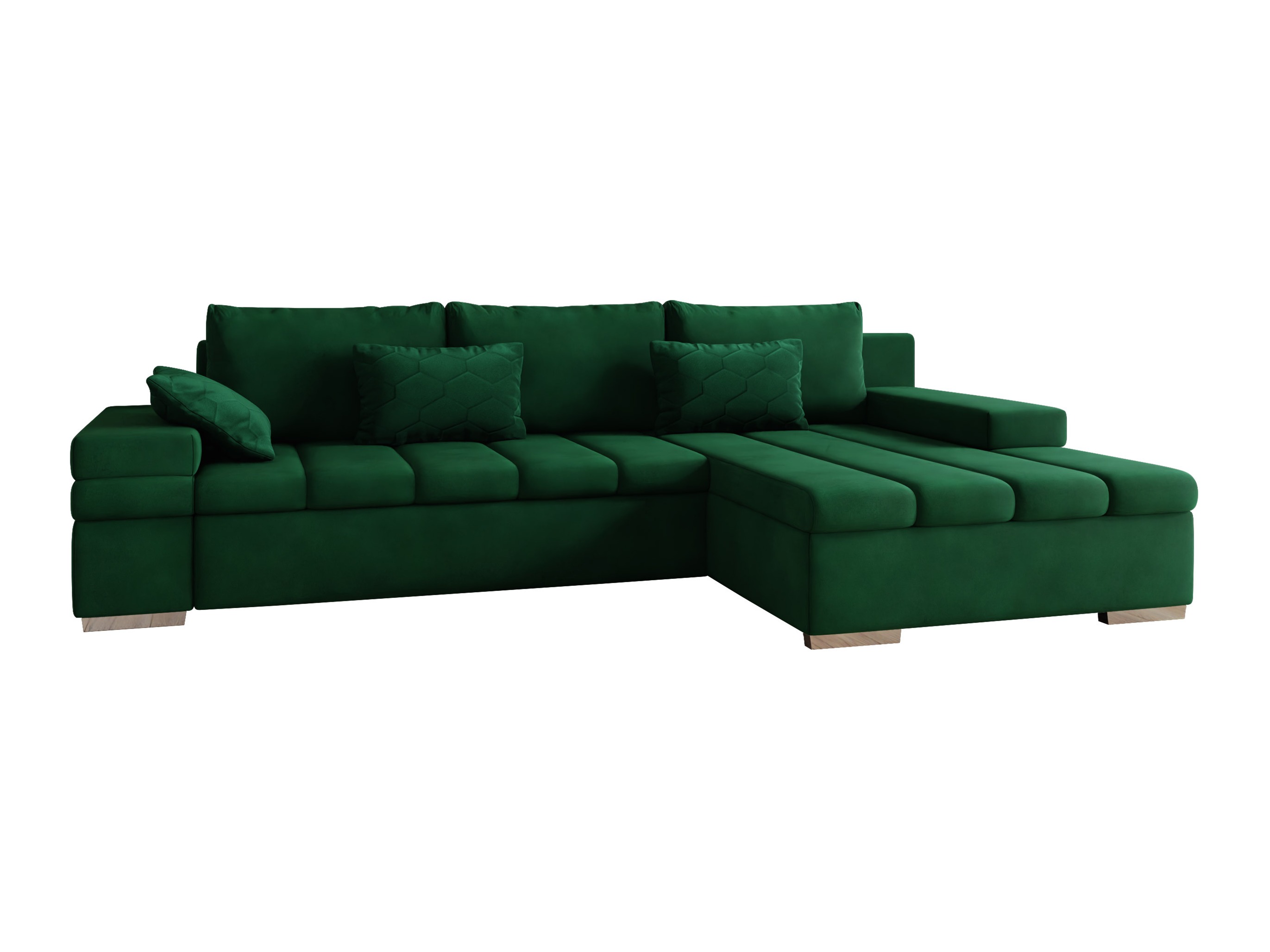Hoekbank Comfivo Olivetum II (Uttario Velvet 2951 + Magic Velvet Pik 2225)
