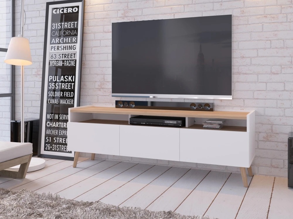 TV-meubel Monmelo 100 (Wit)