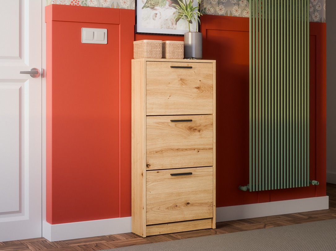 Schoenenkast Ontario 186 (Artisan eiken)