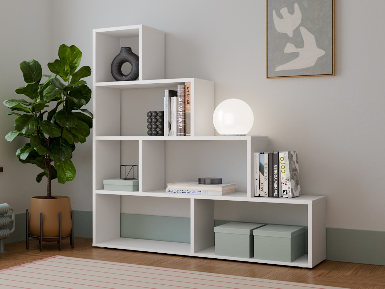 Boekenkast Ontario 198 (Wit)