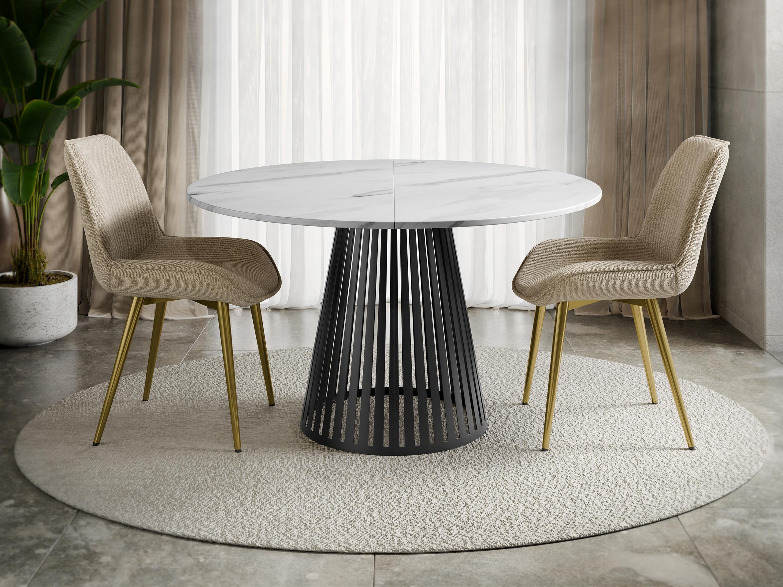 Tafel Prudentia (Wit marmer)