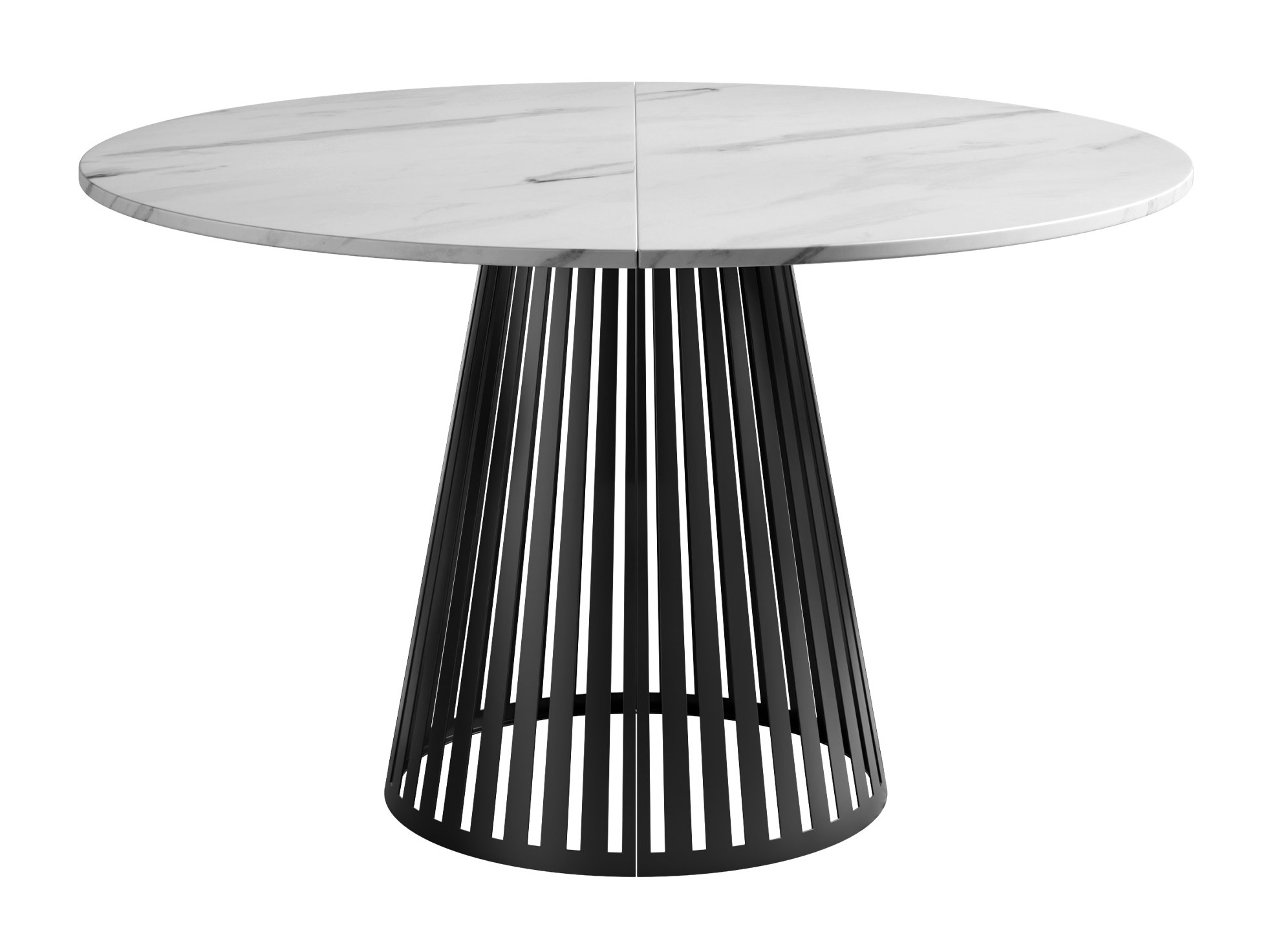 Tafel Oswego 154 (Wit marmer)