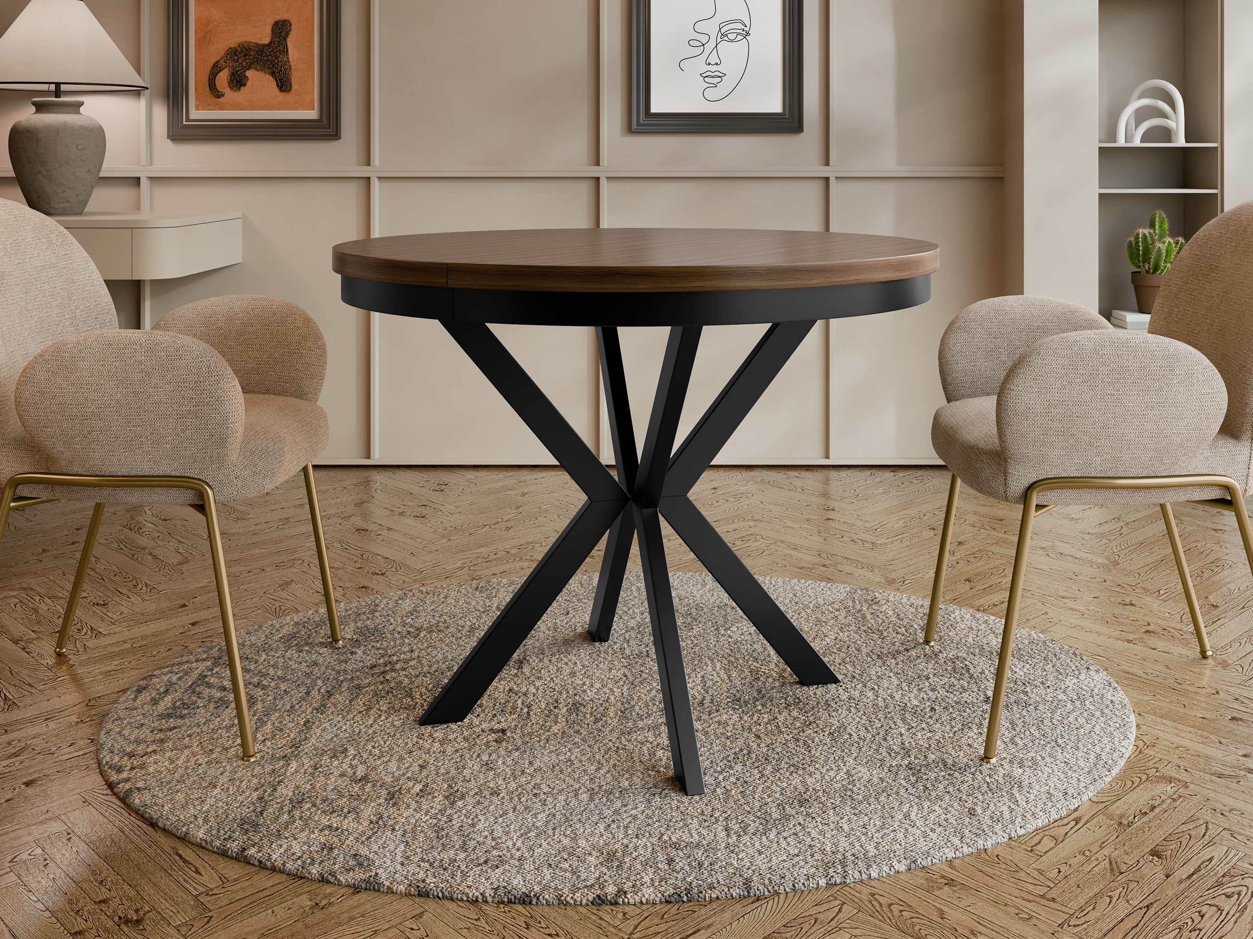 Tafel Oswego 156 (Notenhout)