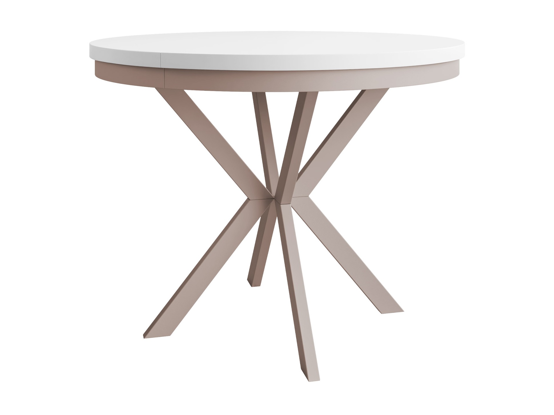 Tafel Oswego 156 (Wit + Kasjmier)