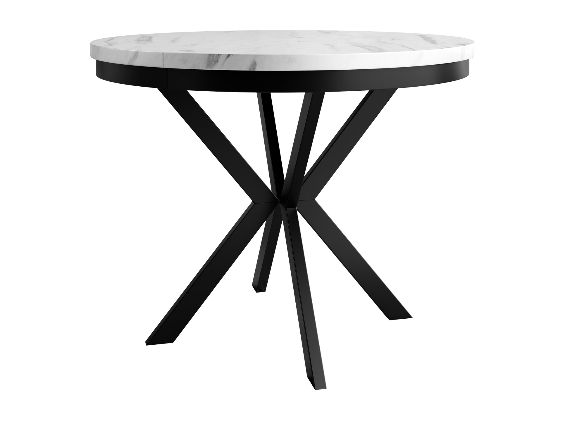 Tafel Oswego 156 (Wit marmer)