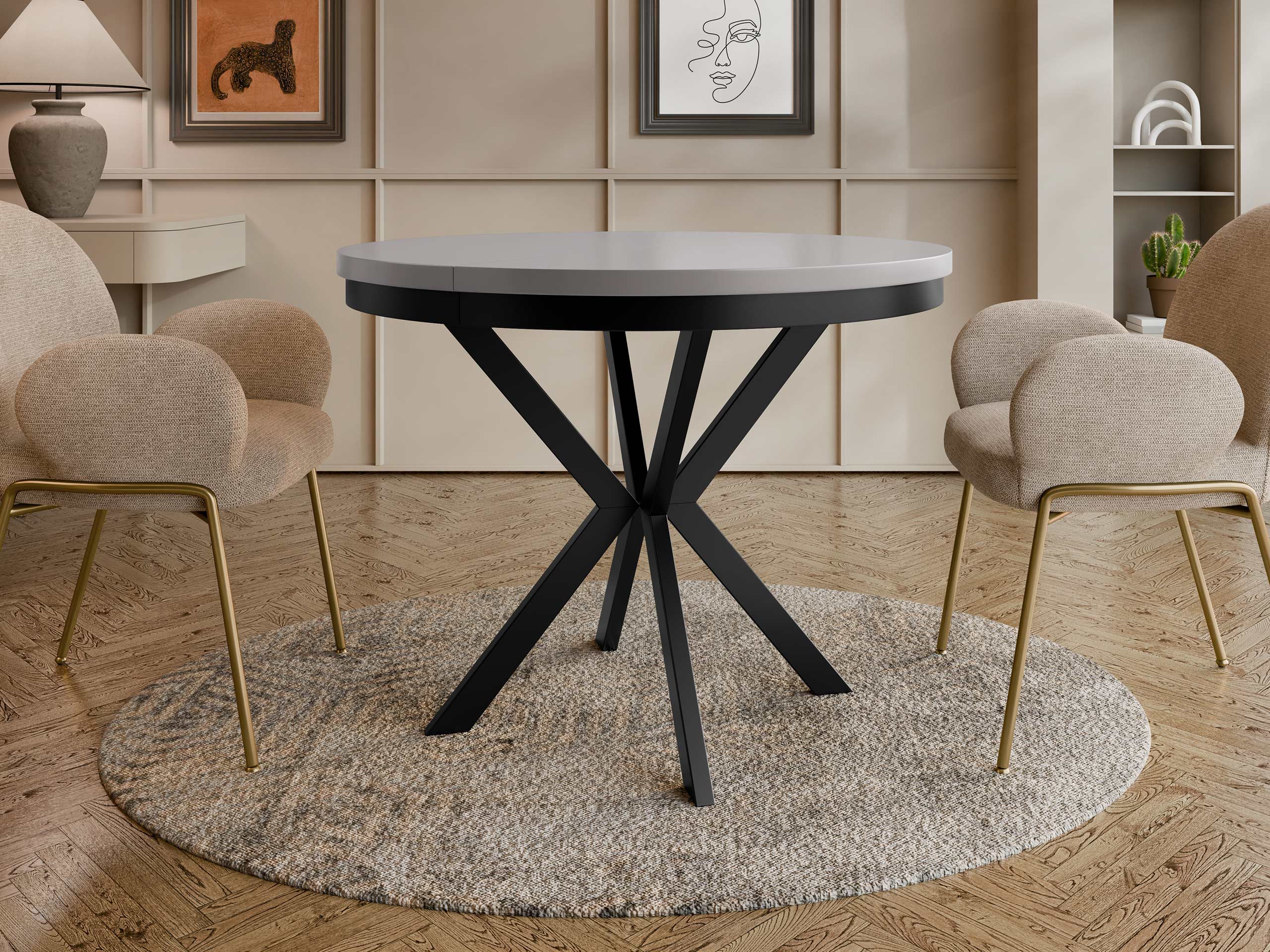 Tafel Oswego 157 (Grijs)