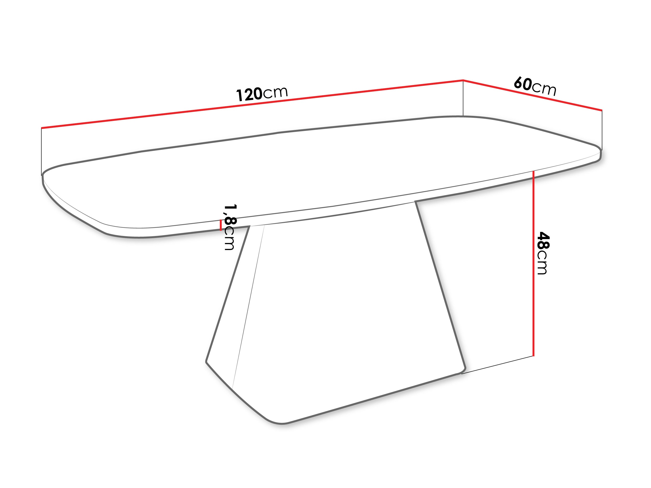Salontafel Oswego 158 (Wit marmer + Kasjmier)