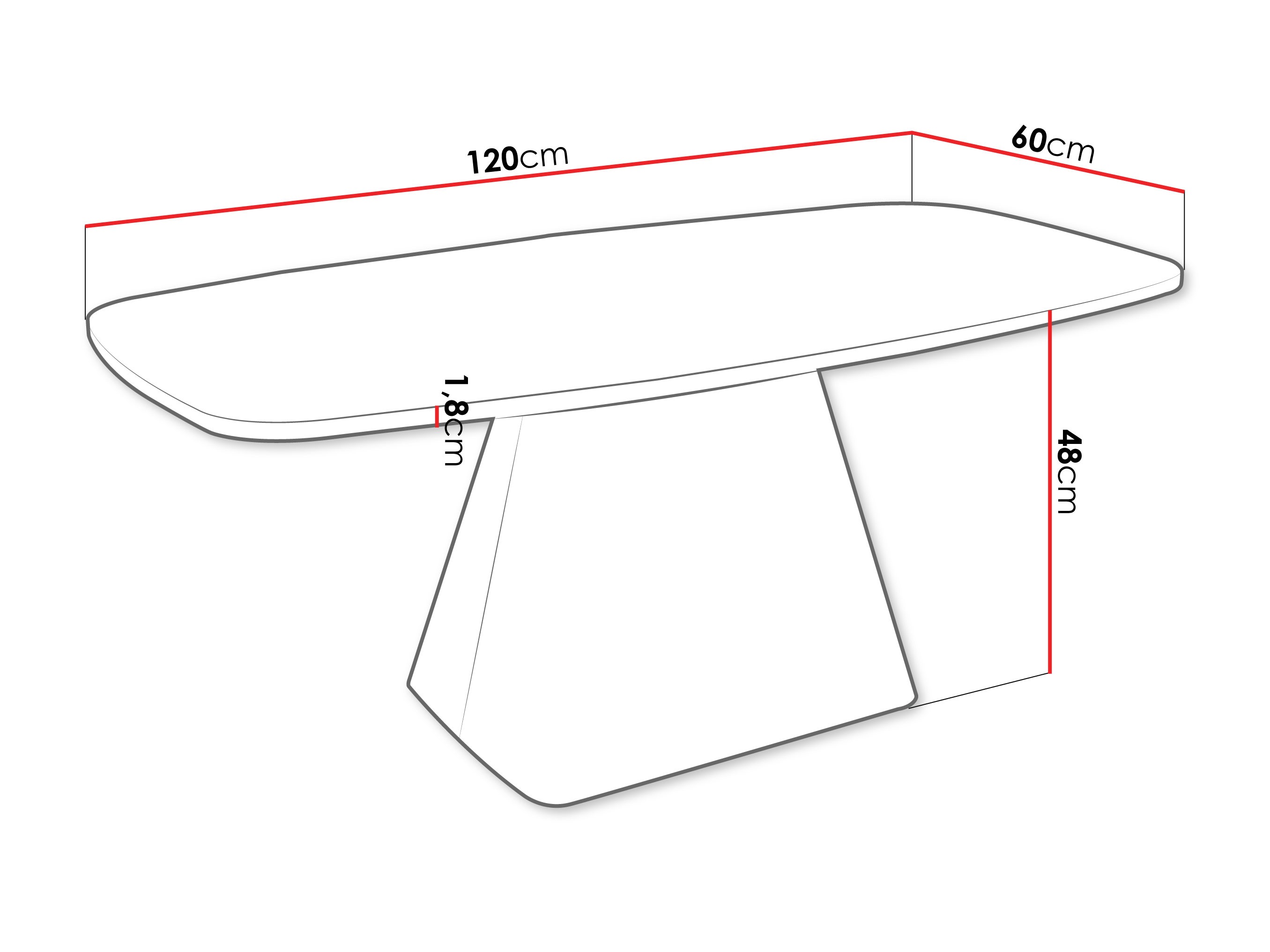 Salontafel Oswego 158 (Wit marmer)