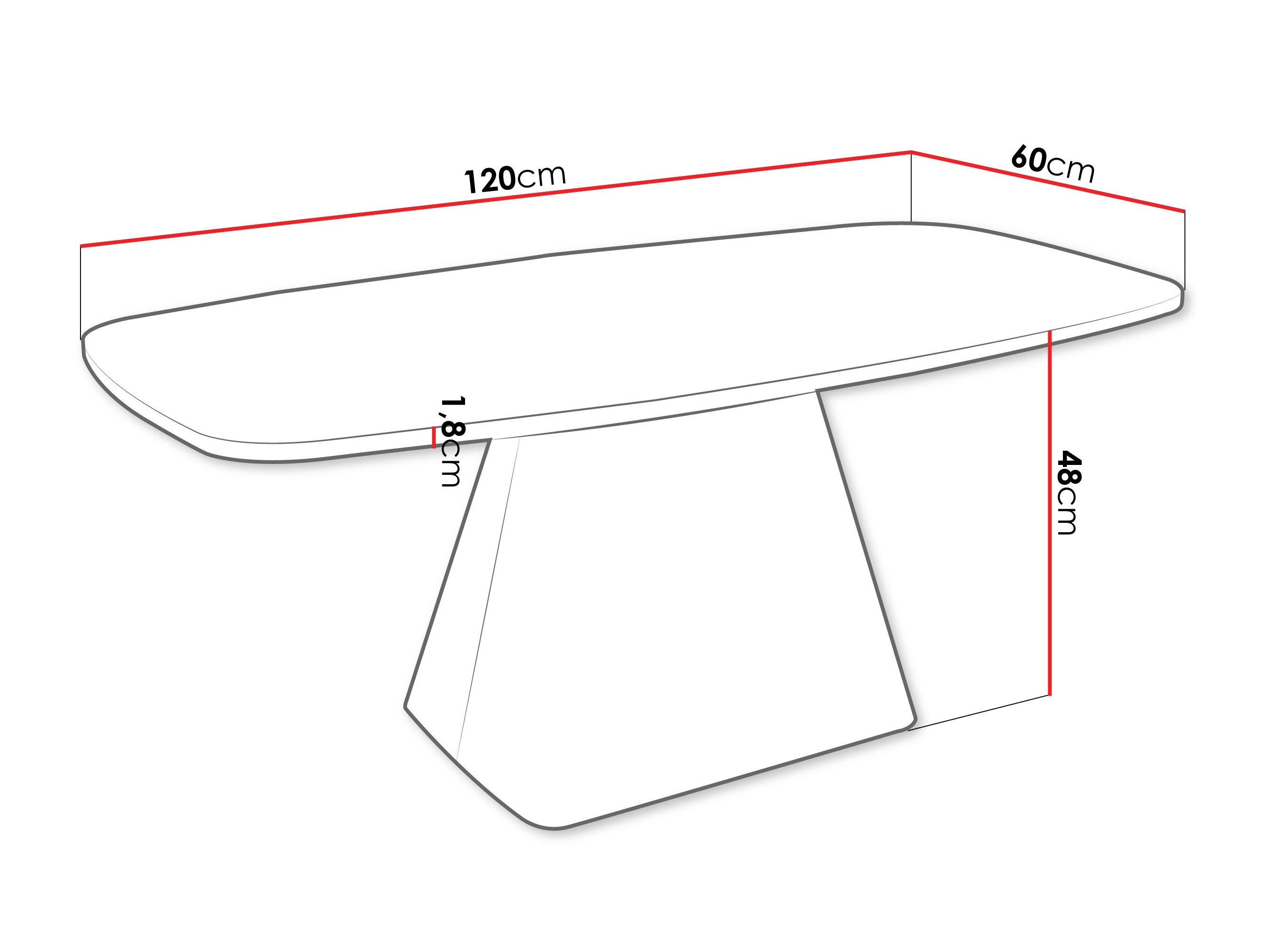 Salontafel Oswego 158 (Zwart marmer)