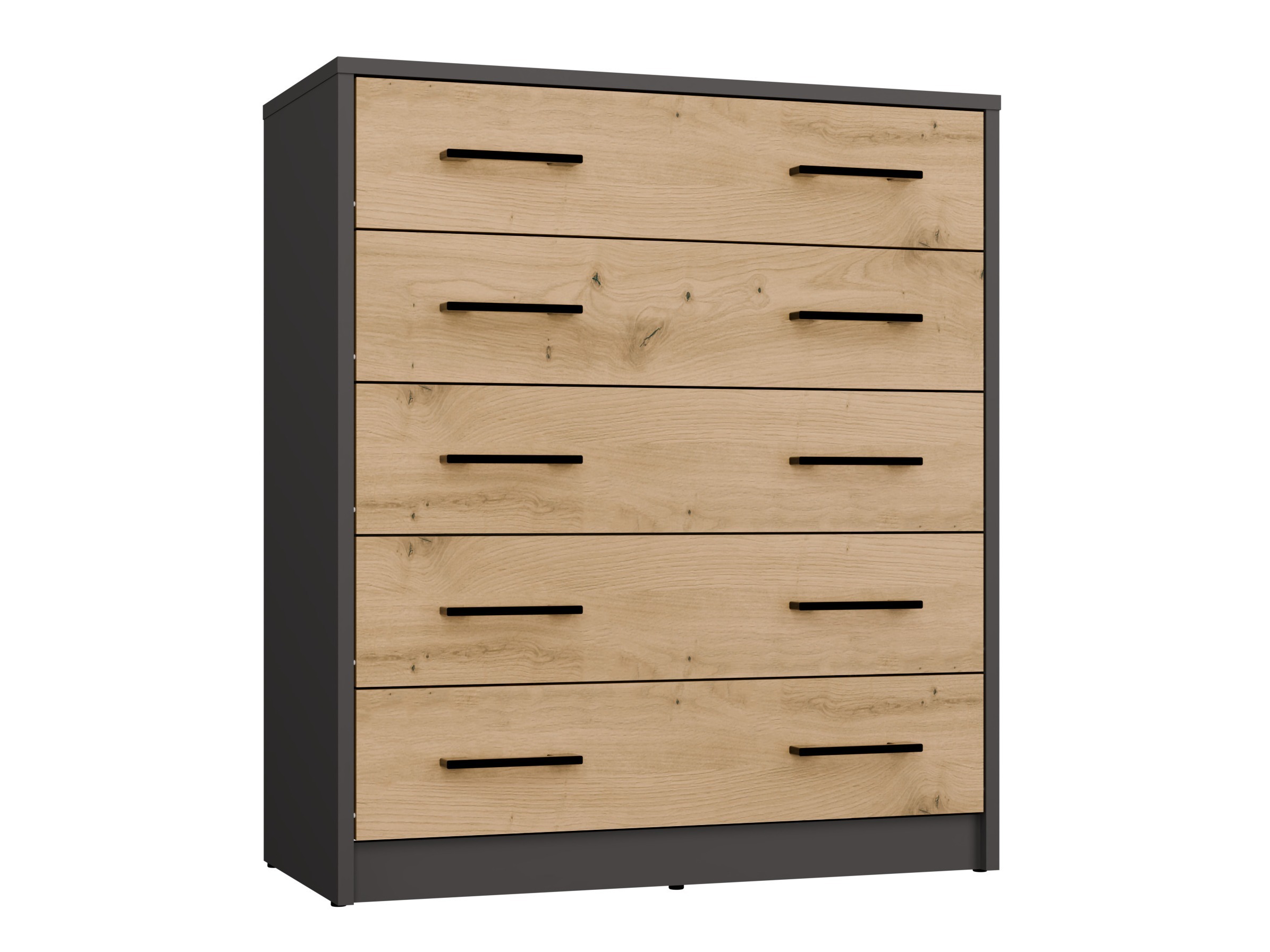 Schoenenkast Mandeville 372 (Artisan eiken + Antraciet)
