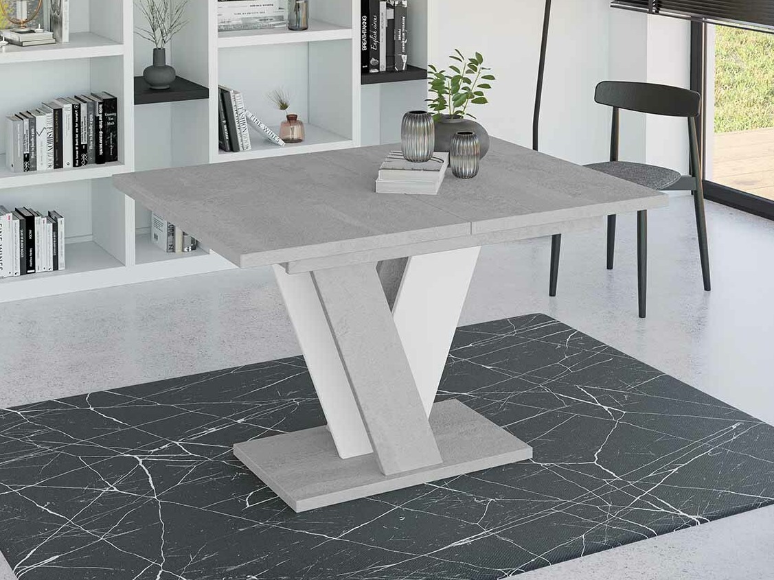Tafel Goodyear 125 (Grijs + Wit)