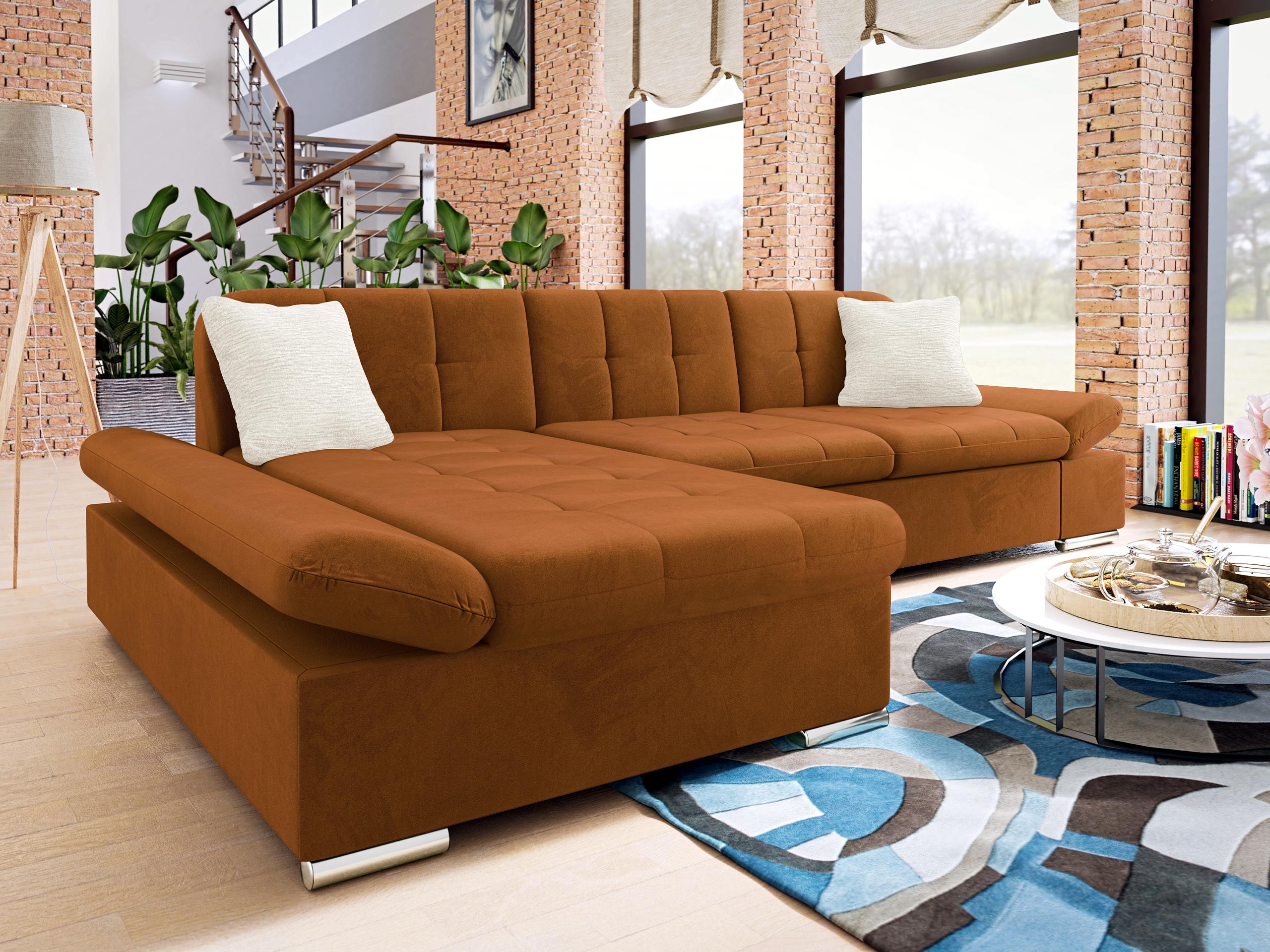 Hoekbank Comfivo 219 (Pianee 21 + Mokka 03)