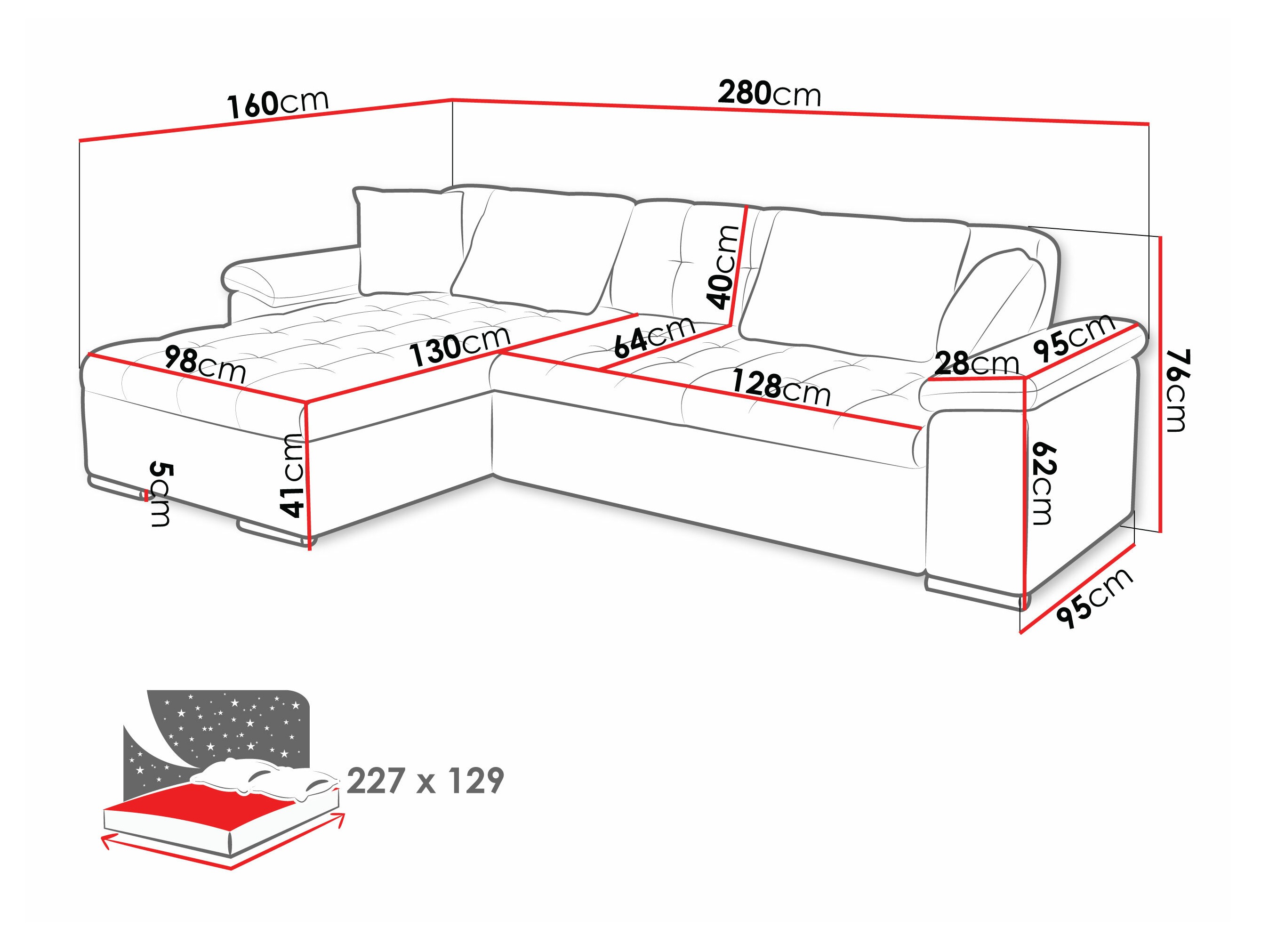 Hoekbank Comfivo 181 (Otusso 22 + Velvetto 06)