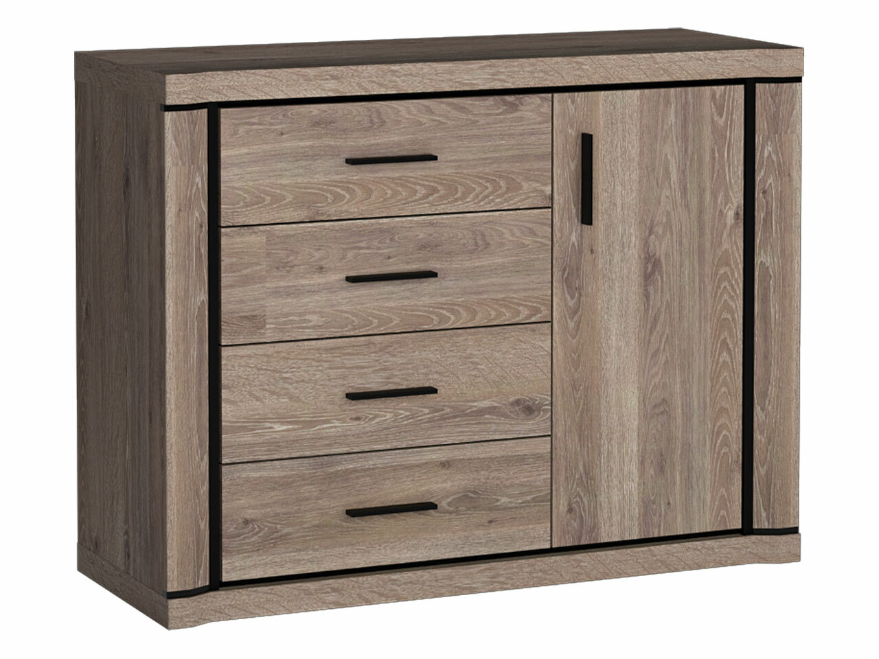 Ladekast Lorelie 102 (Truffel eiken)