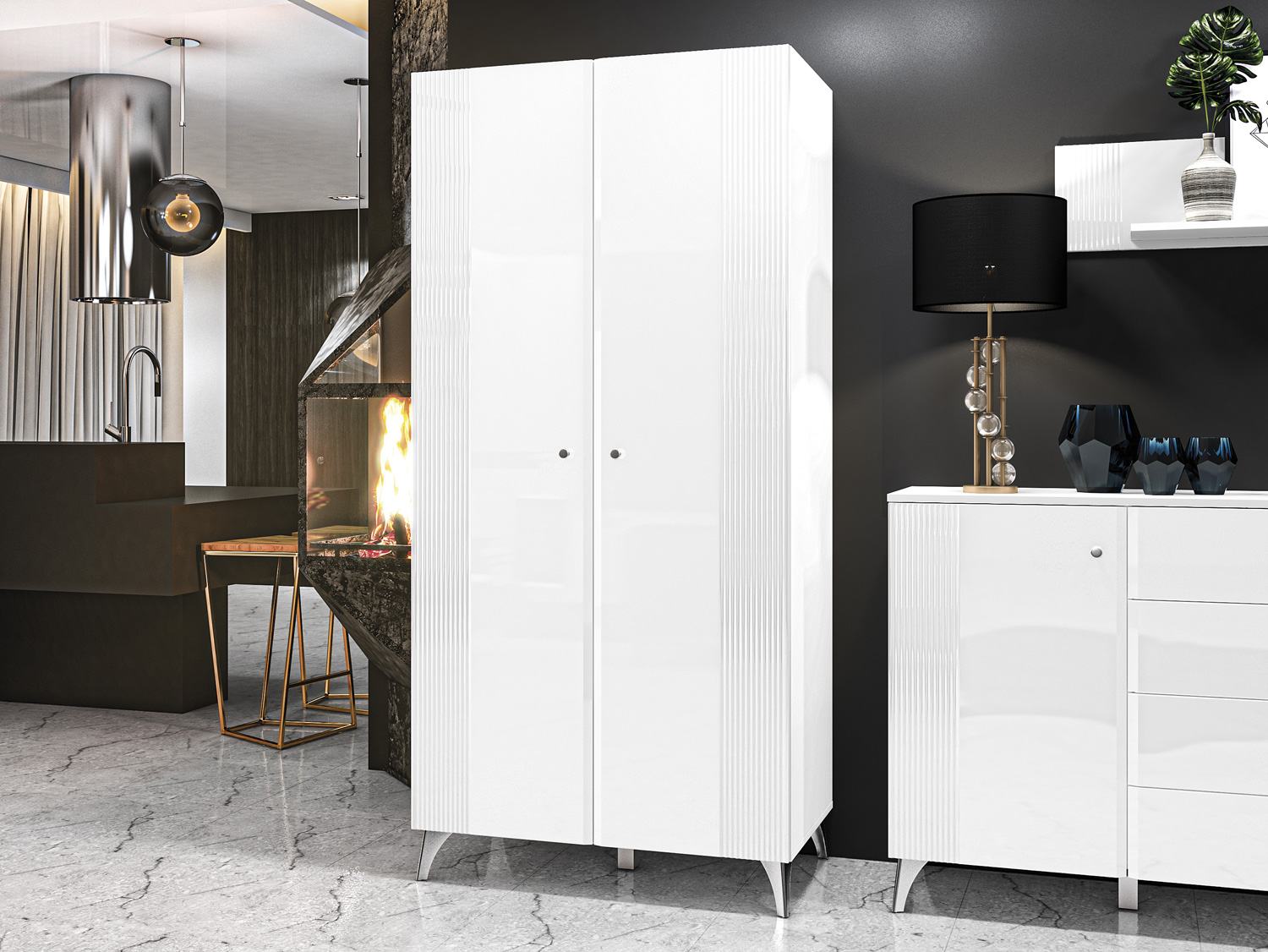 Kledingkast Fivfloi 100