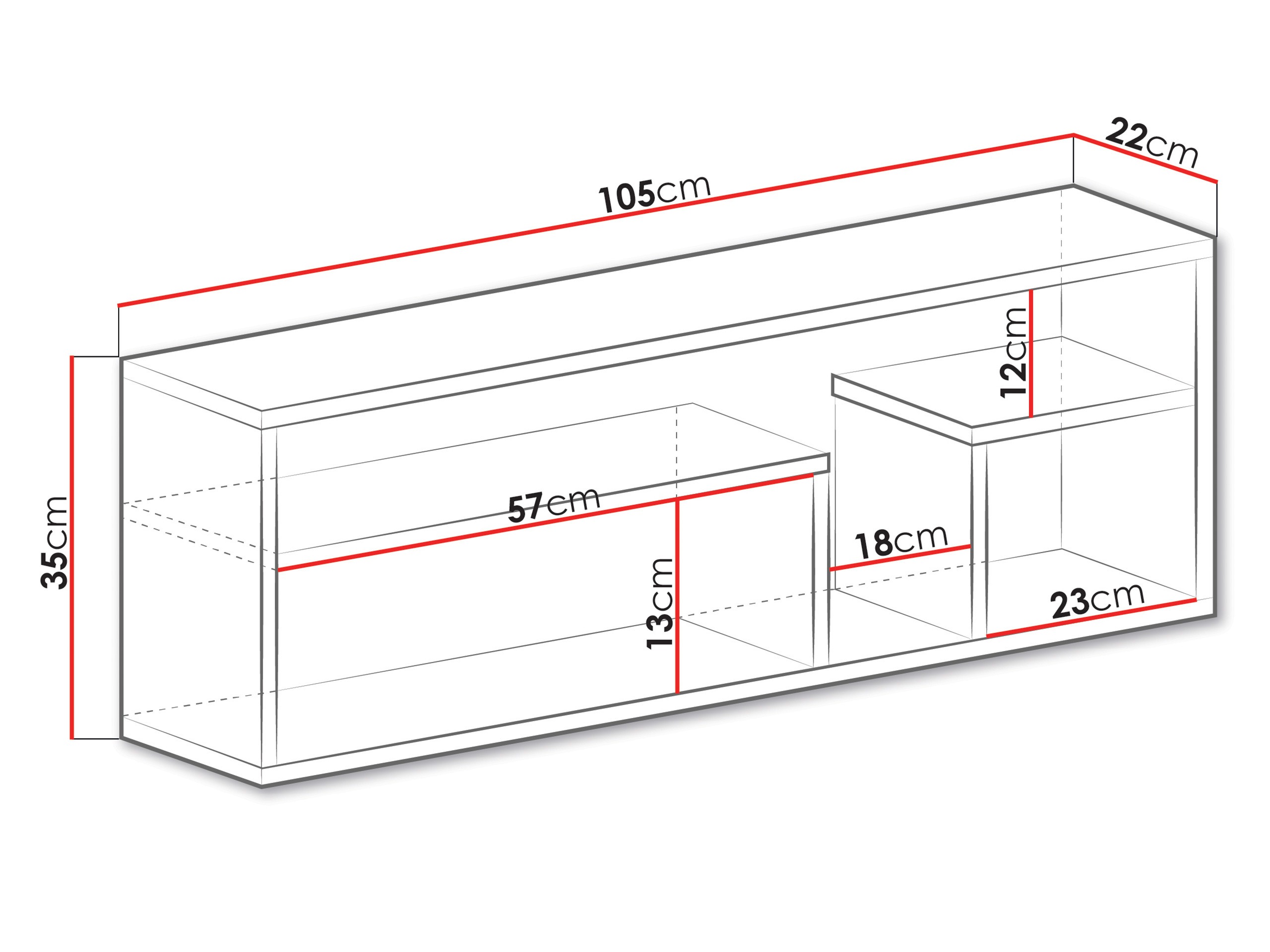 Wandplank Tesmonu 112