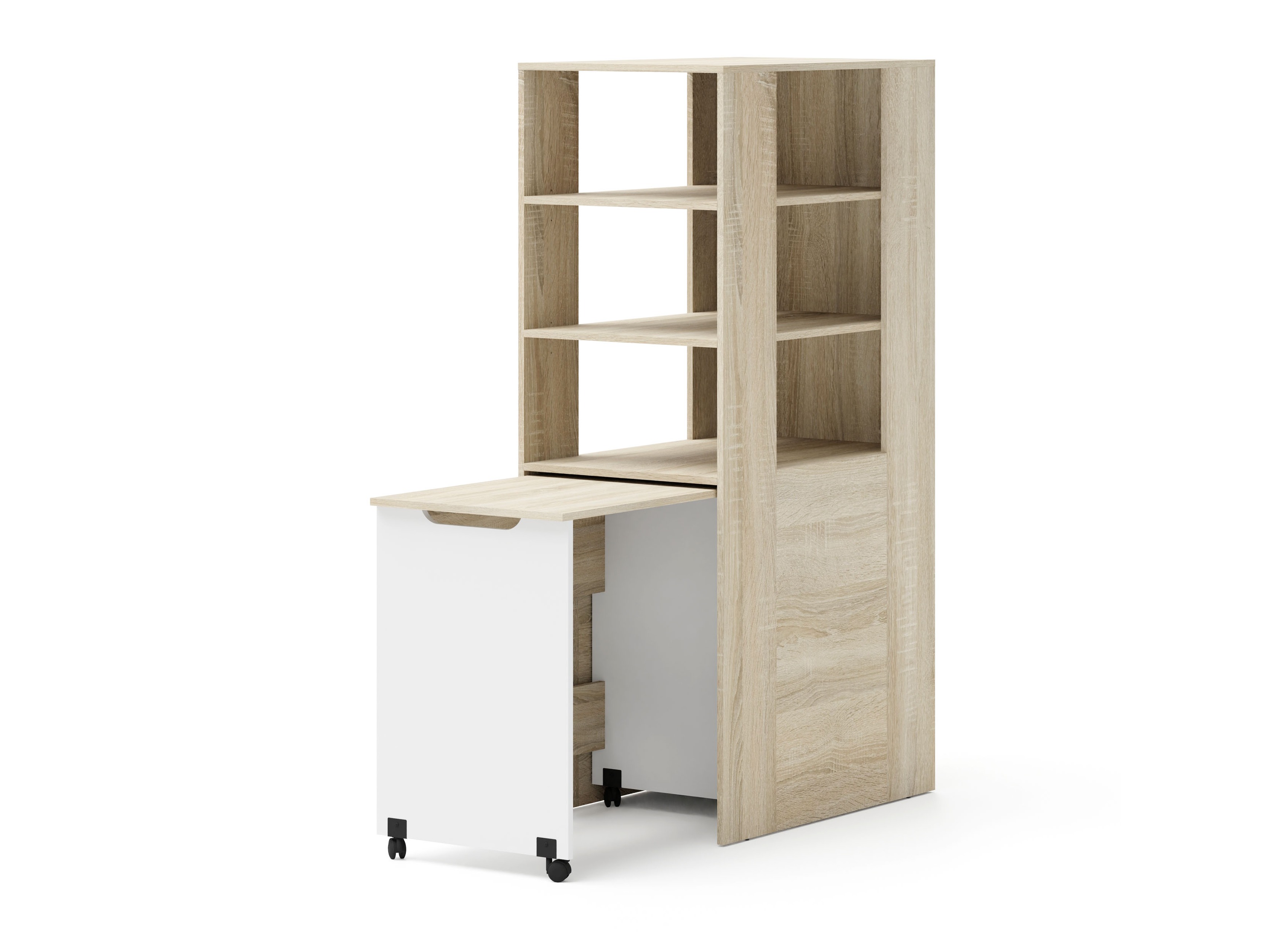 Bureau Elitenu 100 (Sonoma eik + Wit)