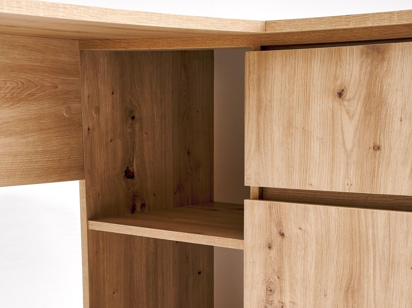 Hoekbureau Houston 1950 (Artisan eiken)