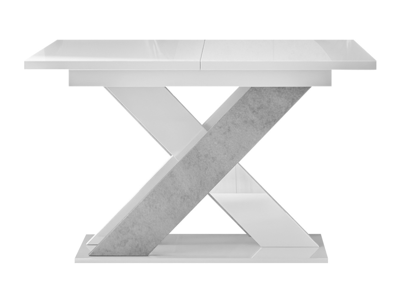 Tafel Goodyear 117 (Glanzend wit+ Beton)