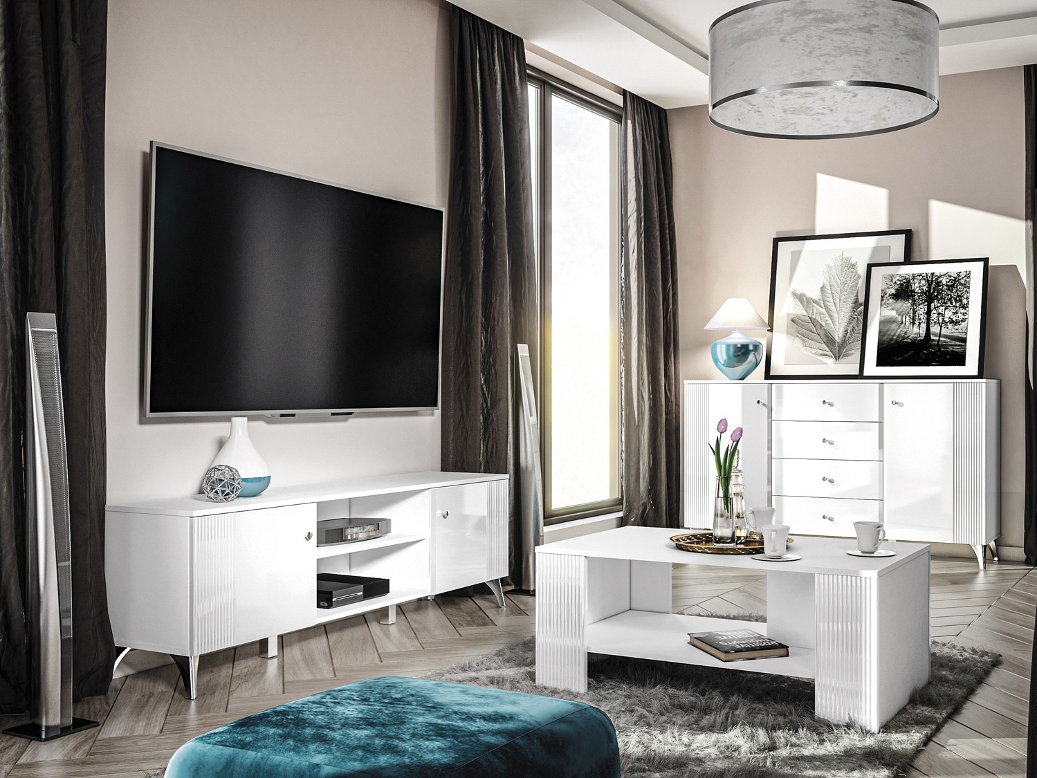 TV-meubel Fivfloi 102