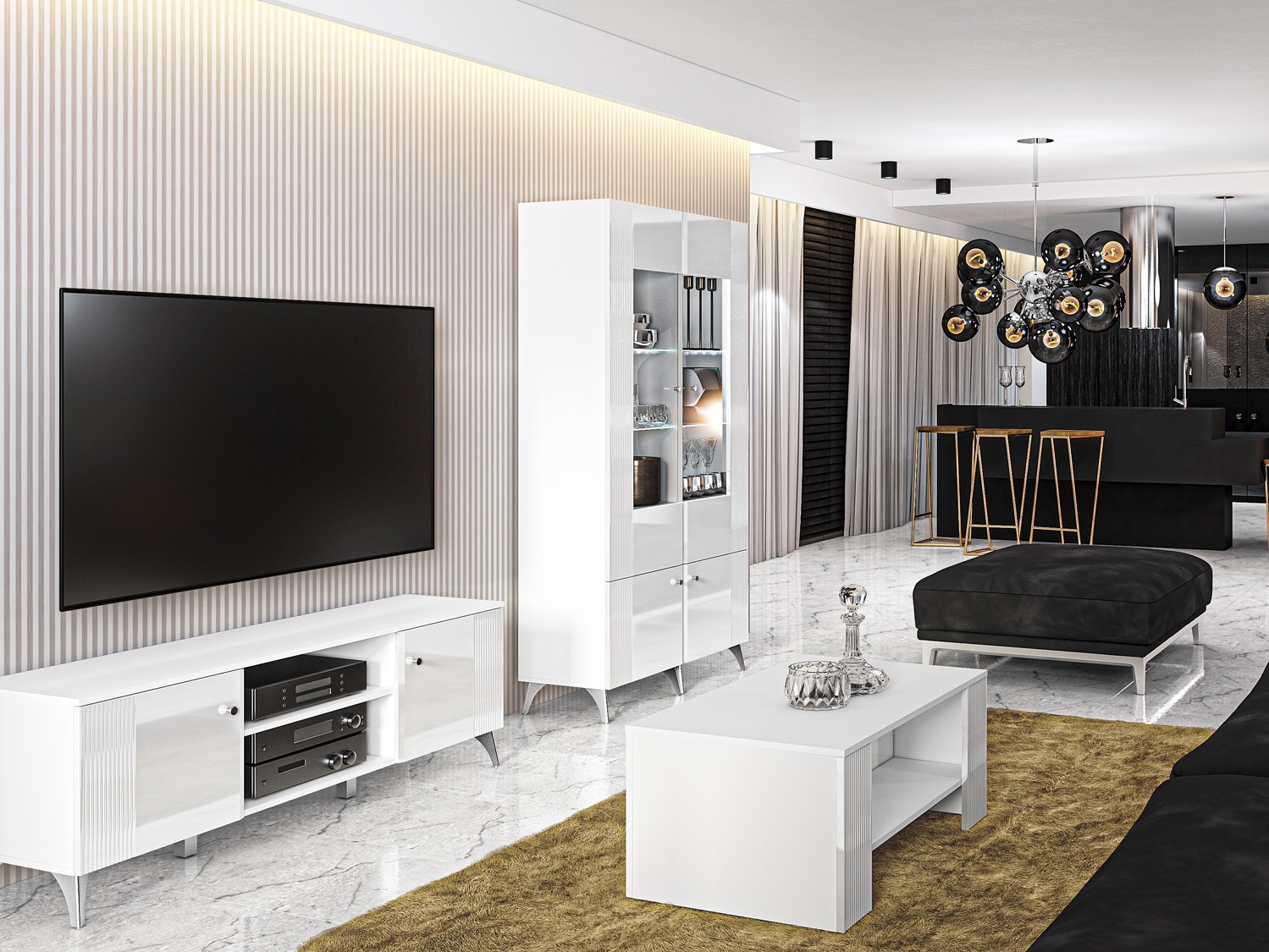 TV-meubel Fivfloi 102