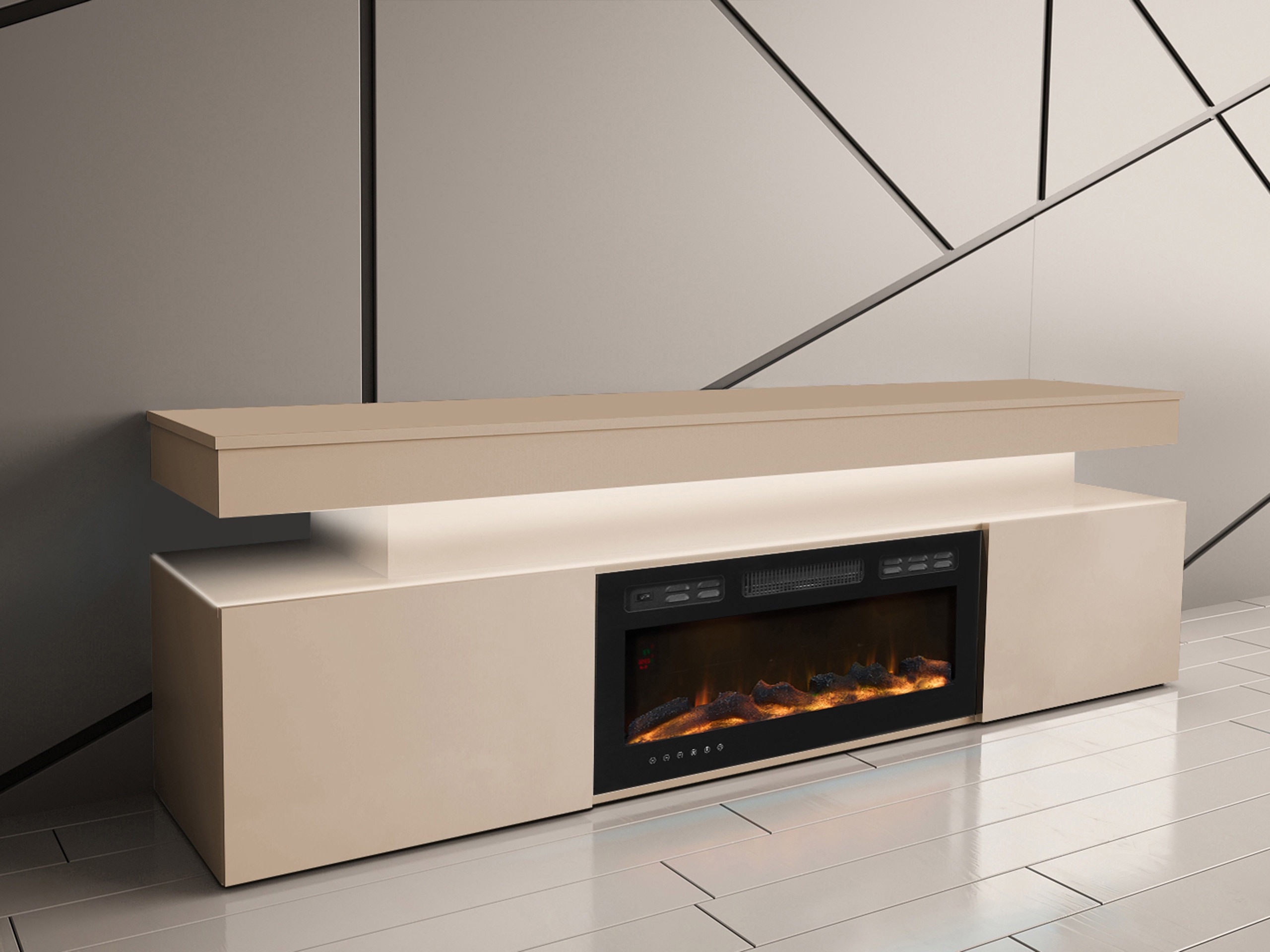 TV-meubel Monfero 104 (Lichtbruin)