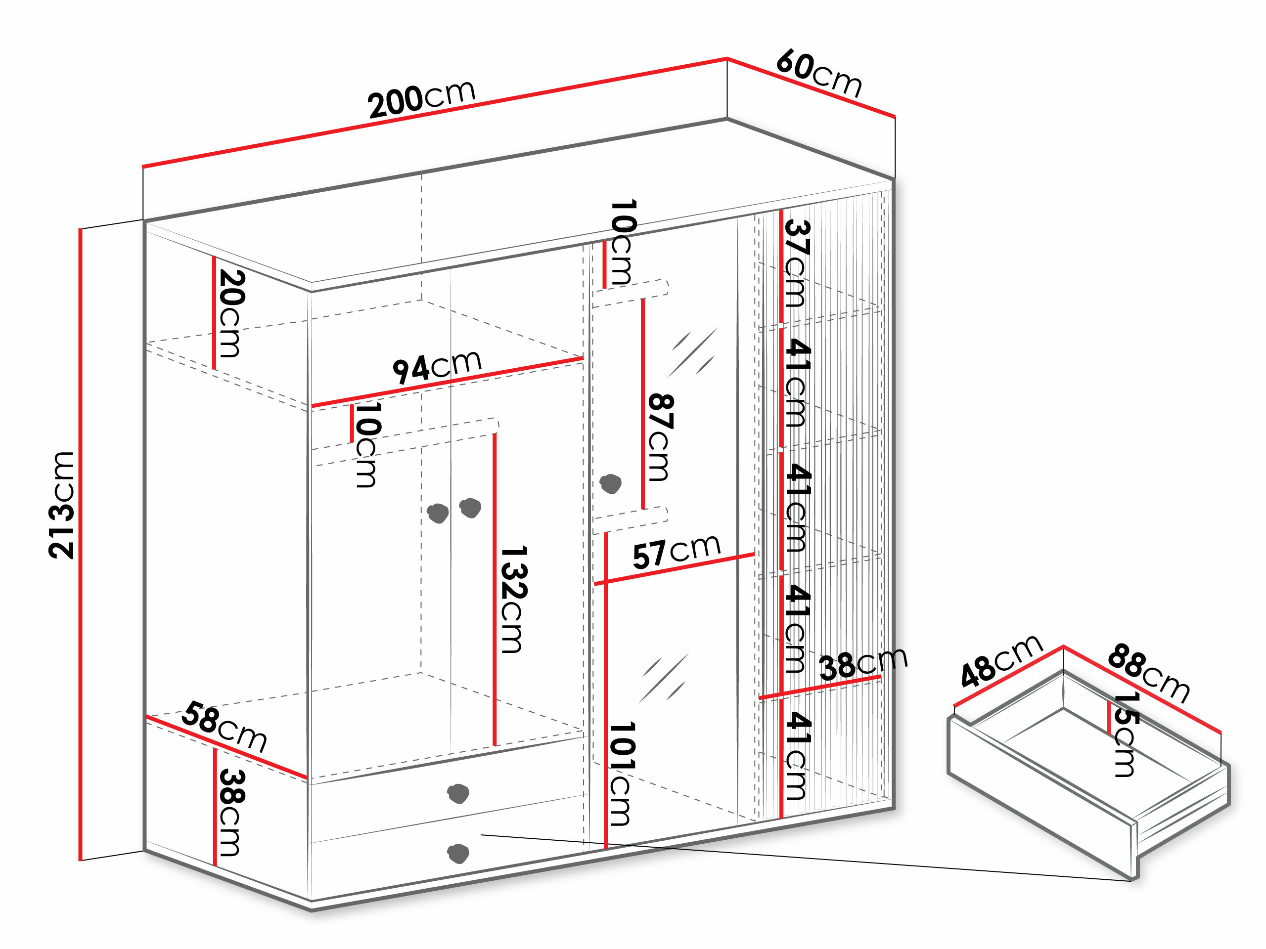 Kledingkast Venmava 114