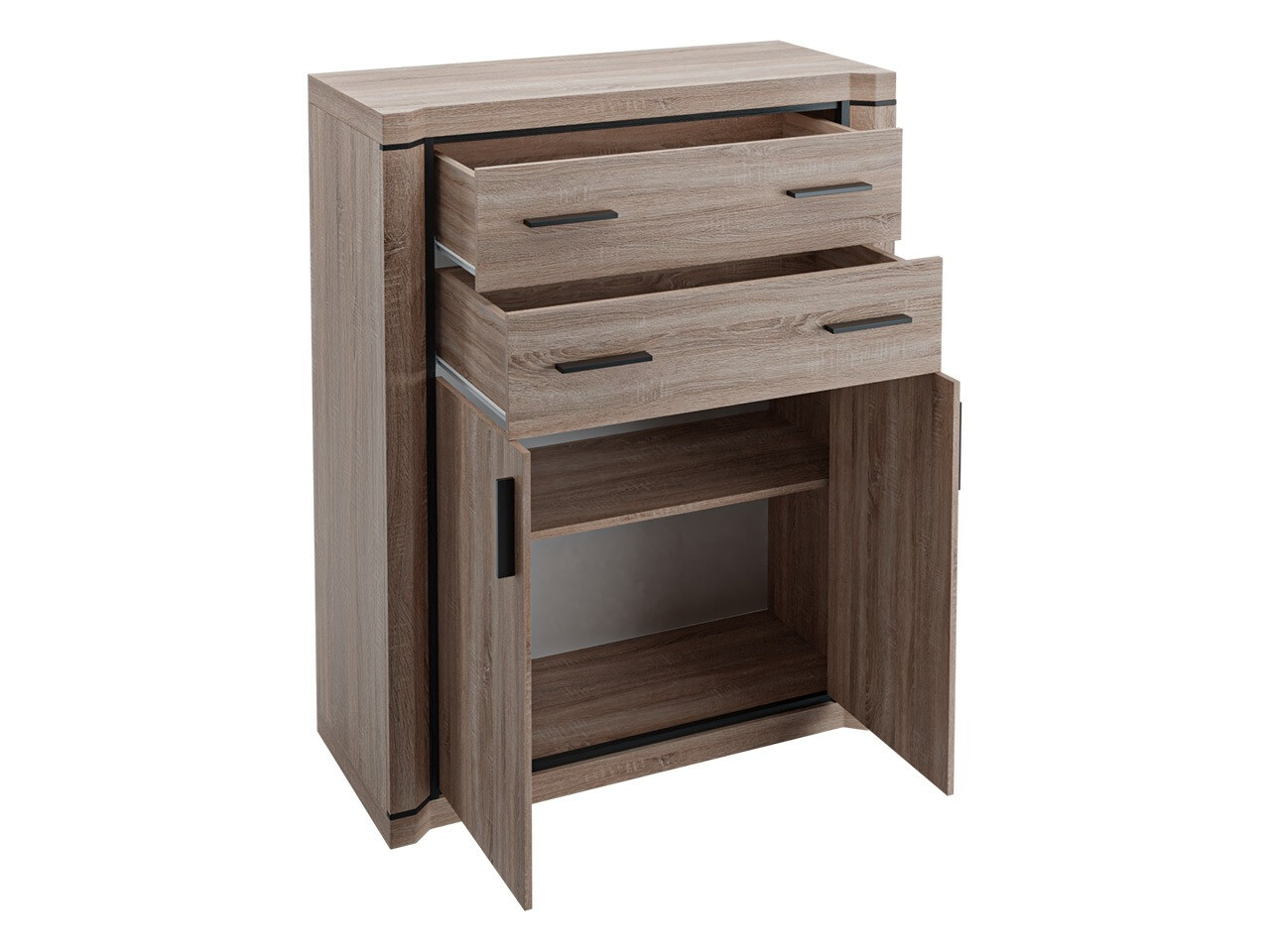 Ladekast Lorelie 105 (Truffel eiken)