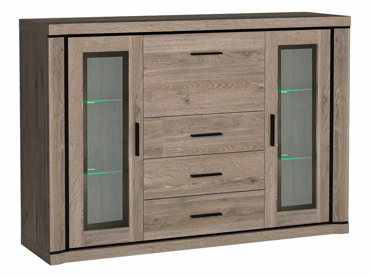 Ladekast Lorelie 106 (Truffel eiken)