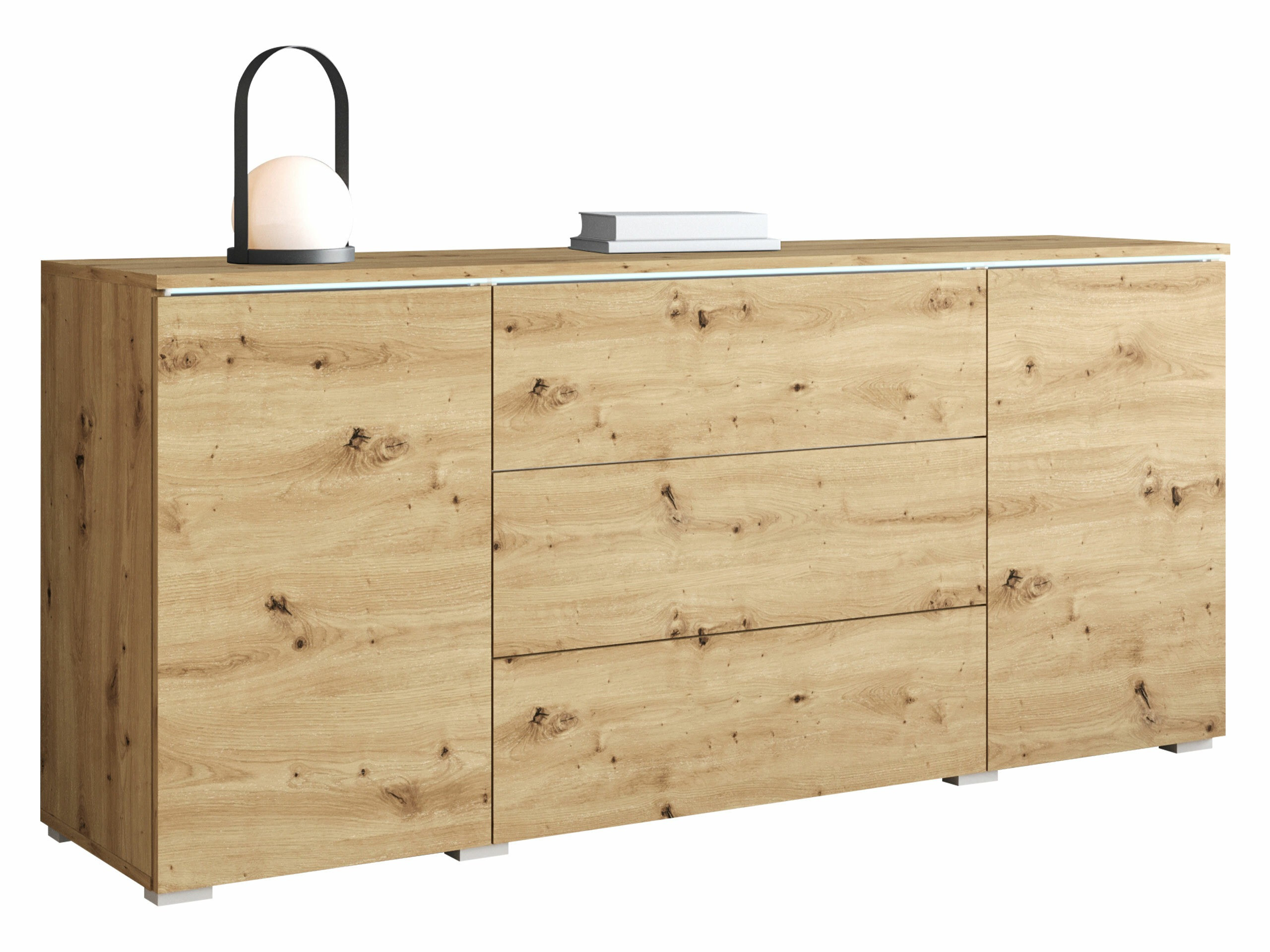 Ladekast Sarasota 142 (Artisan eiken)