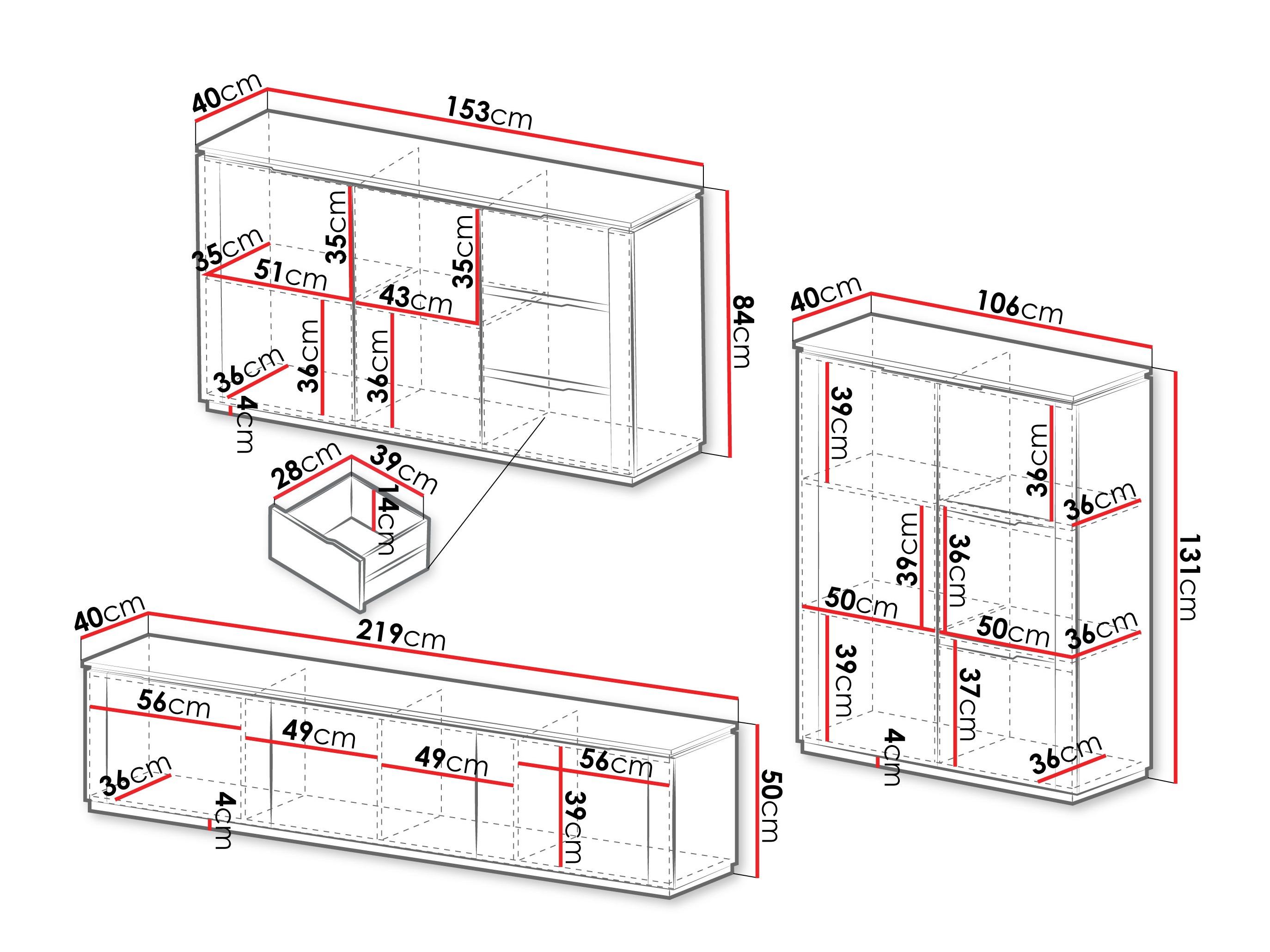 Woonkamerset Comfivo Elivelo 104