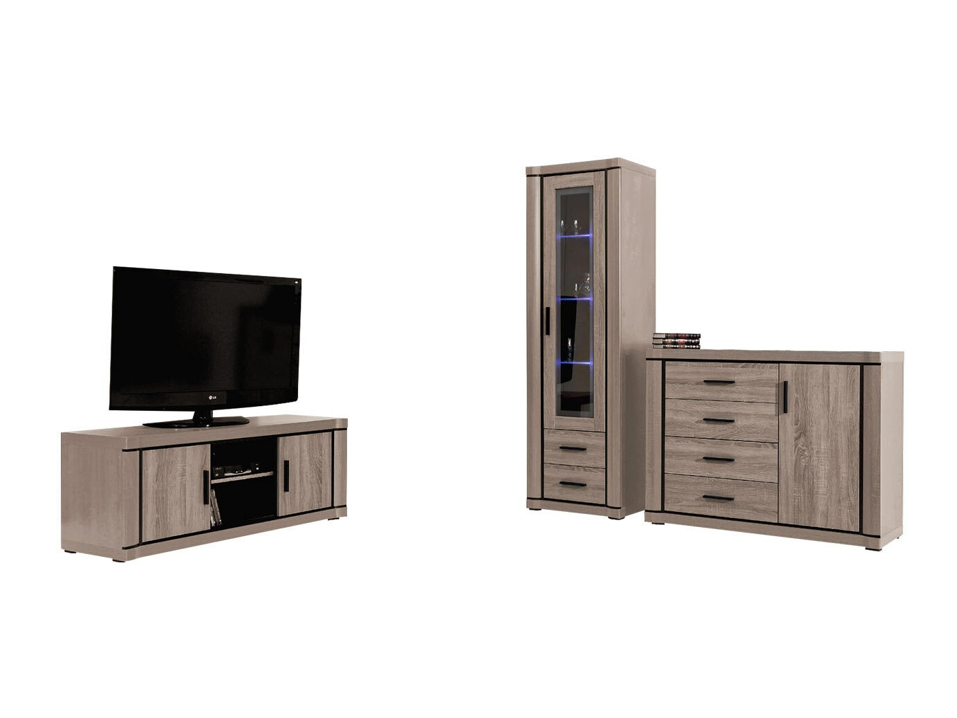 Woonkamerset Lorelie 122 (Truffel eiken)