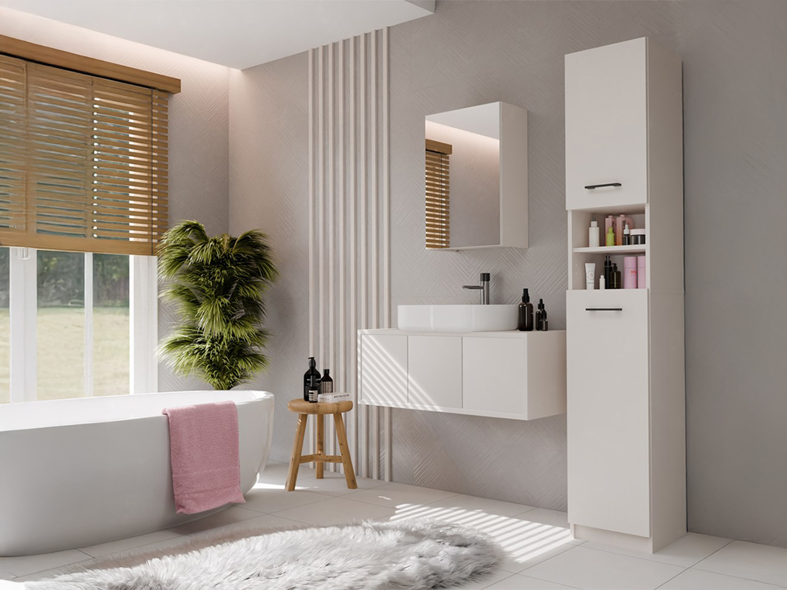 Badkamerspiegelkast Balelbo 100 (Kasjmier)