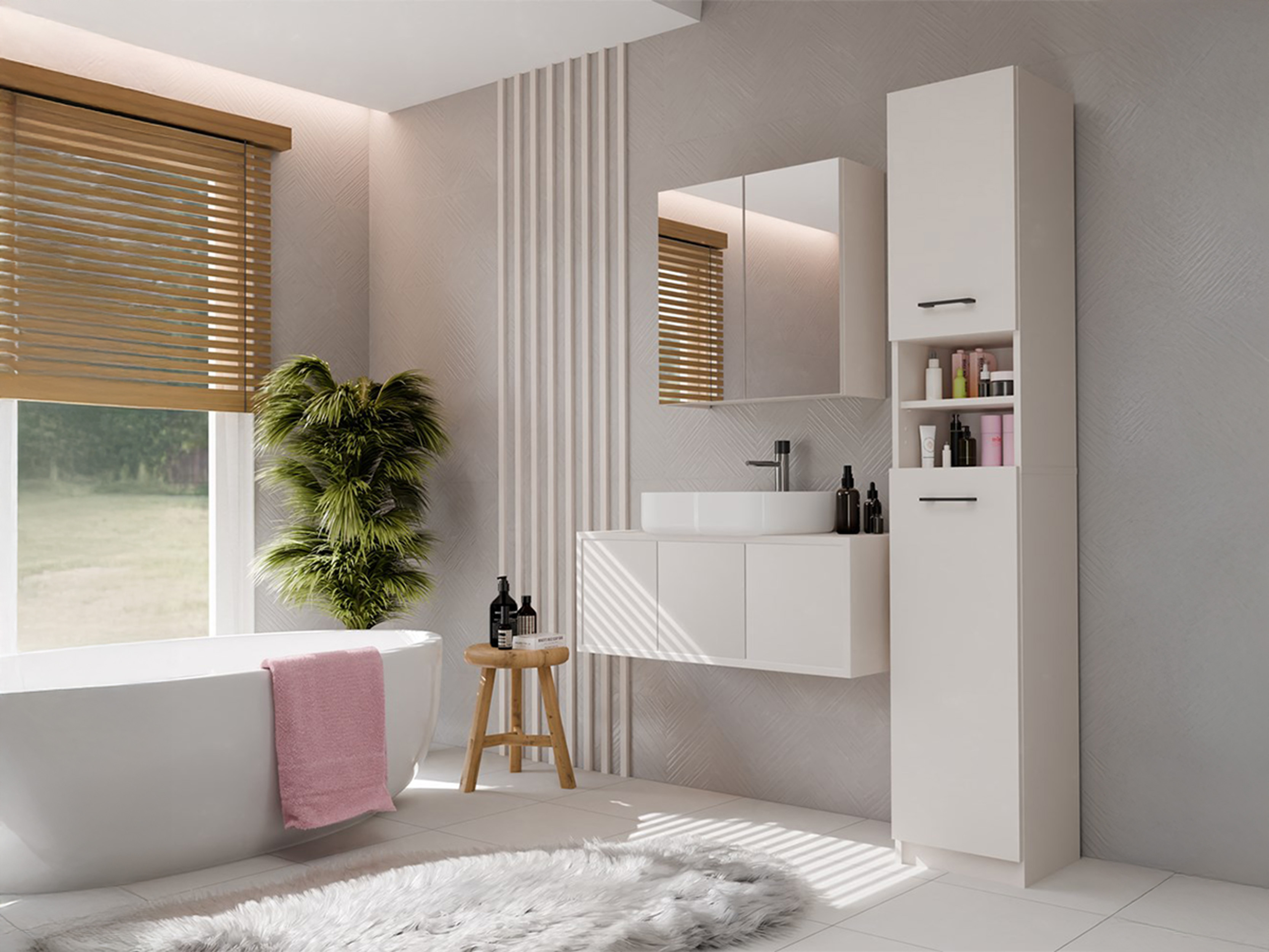 Badkamerspiegelkast Balelbo 101 (Kasjmier)